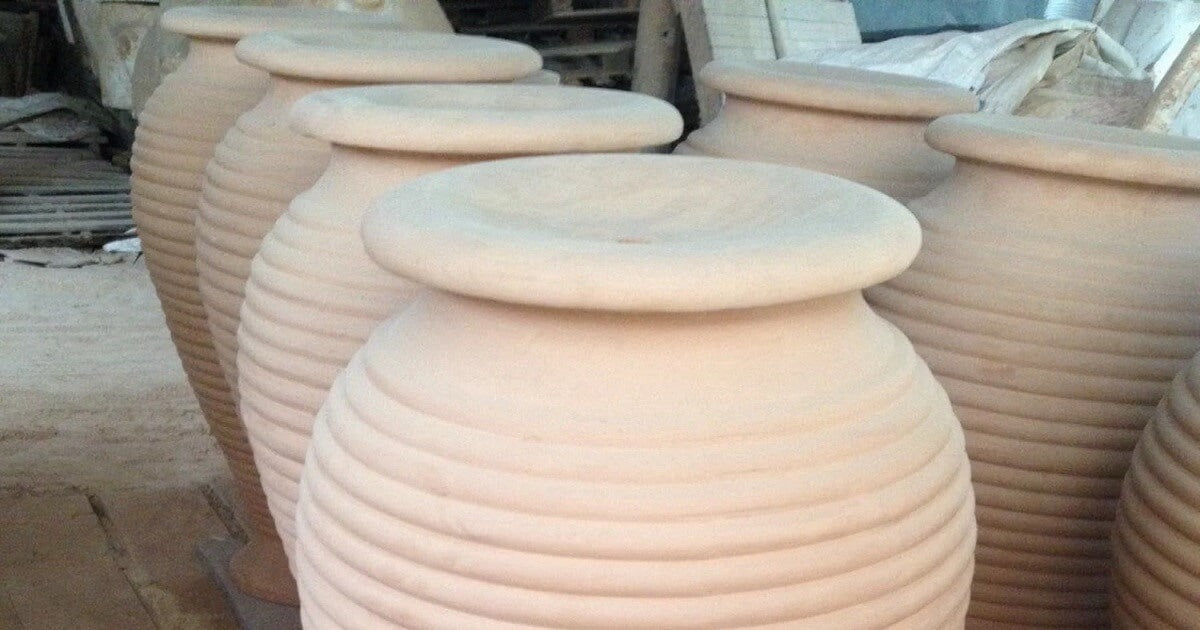 Rustic terracotta holiday decorations