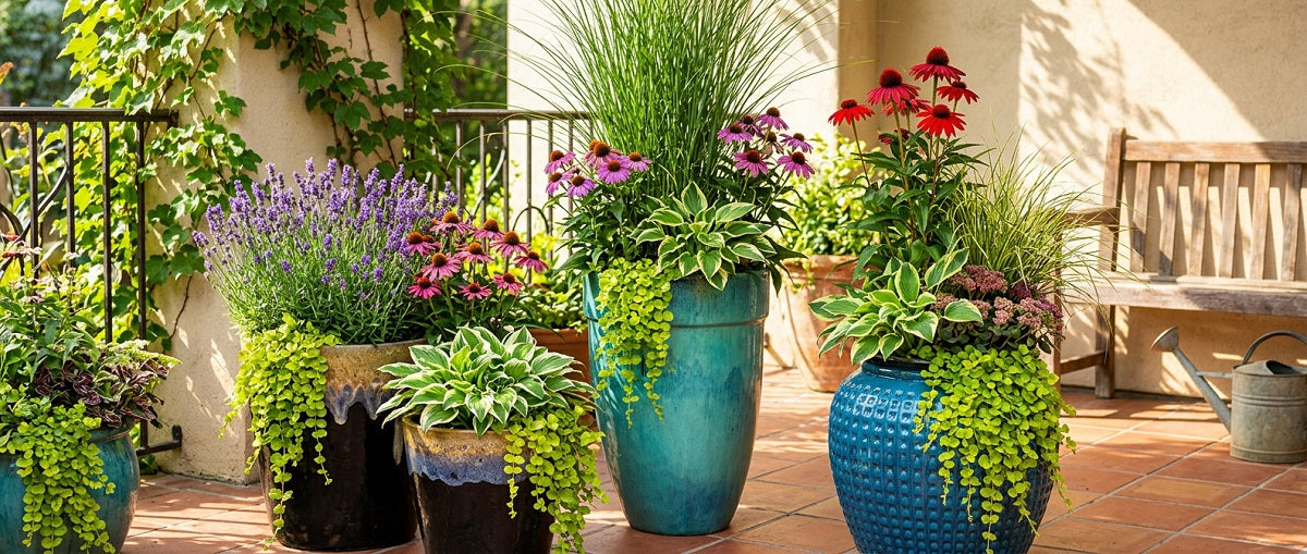 What Perennials Do Well in Large Pots?  Ten Thousand Pots