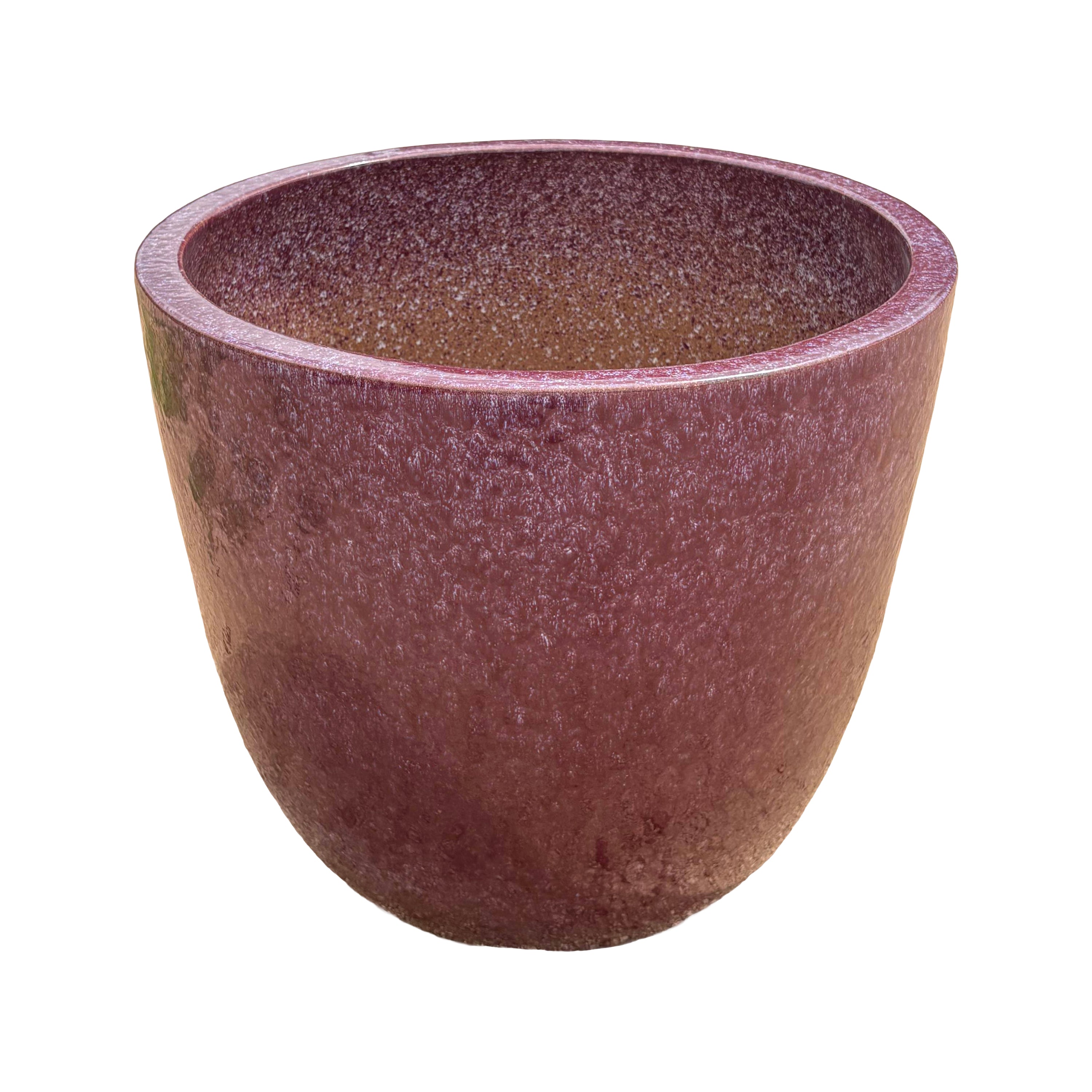 Falling Purple Tapered Round Ceramic Planter
