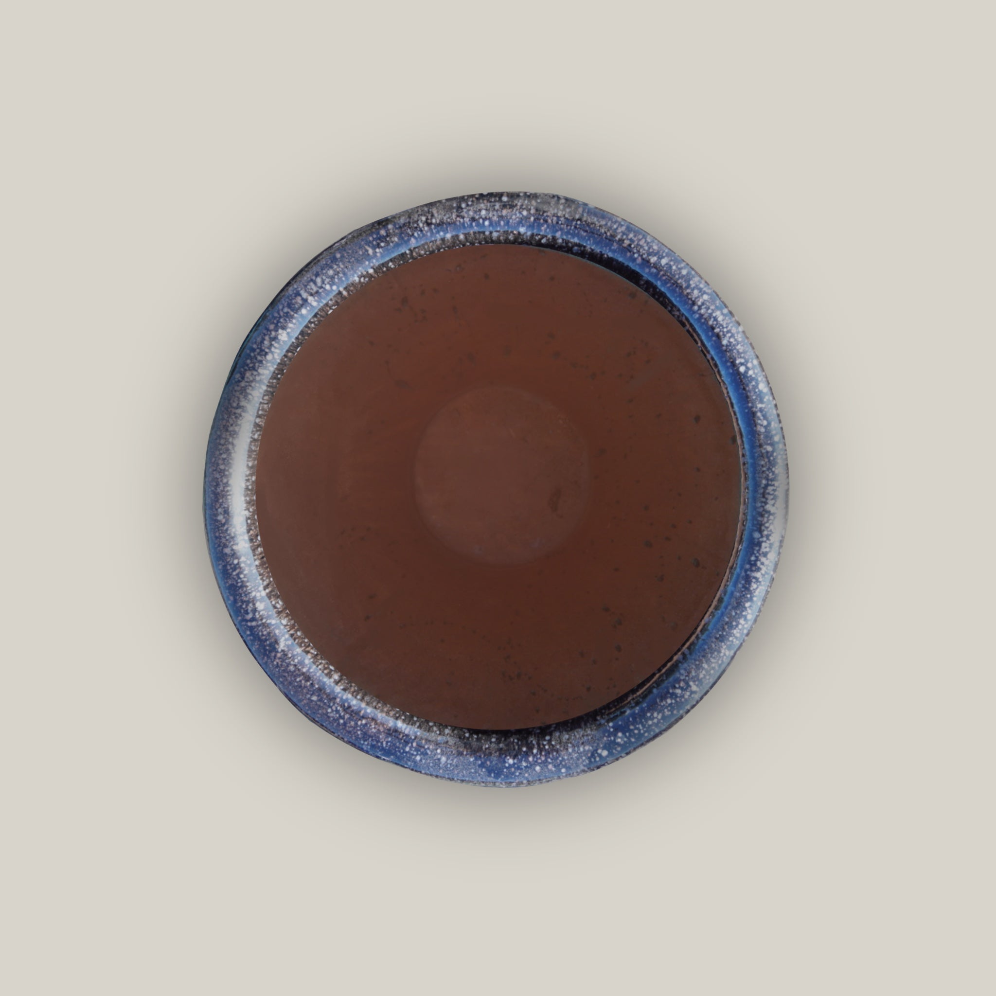 Top of Extra large black ceramic plant pot