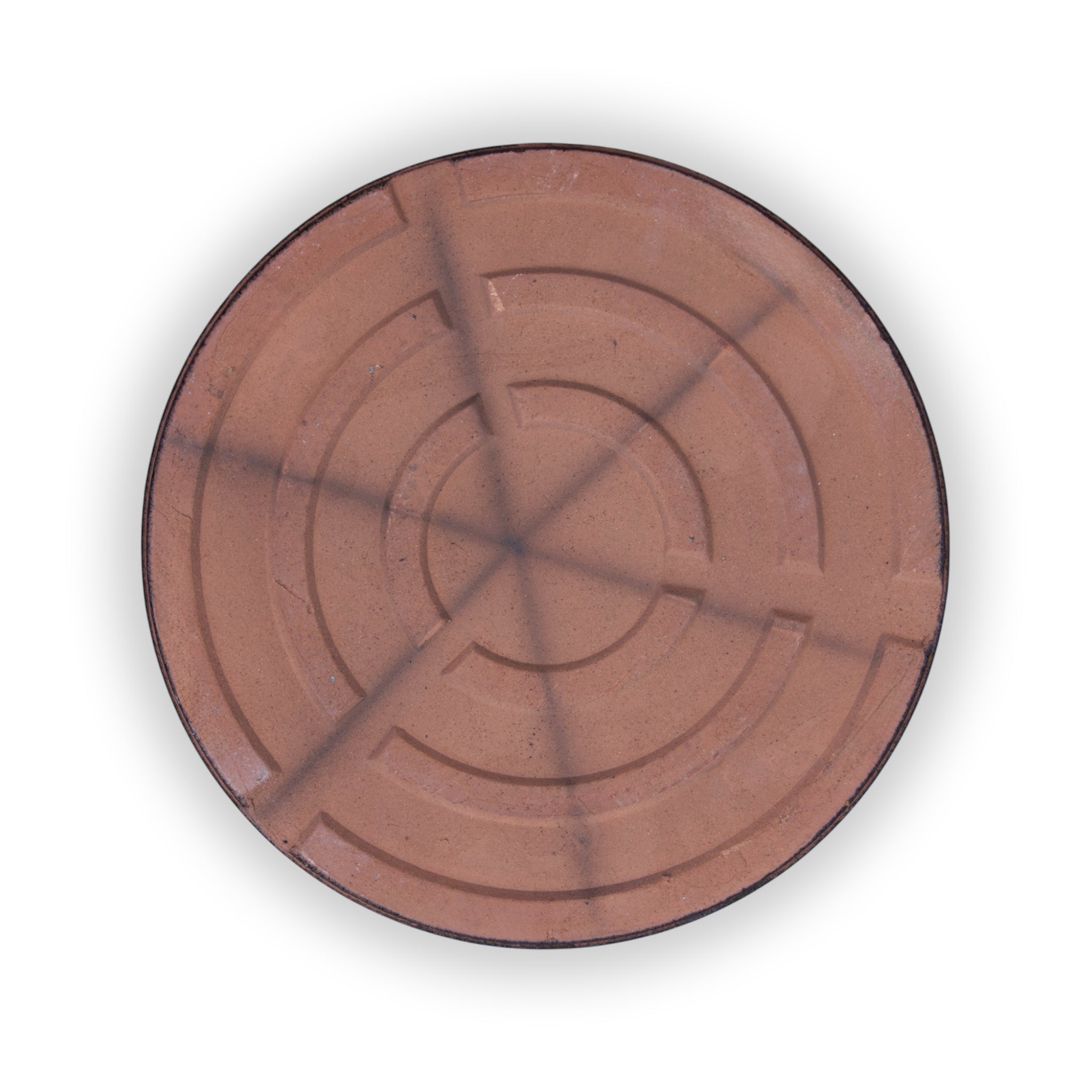 Round Black Ceramic Clay Plant Saucer