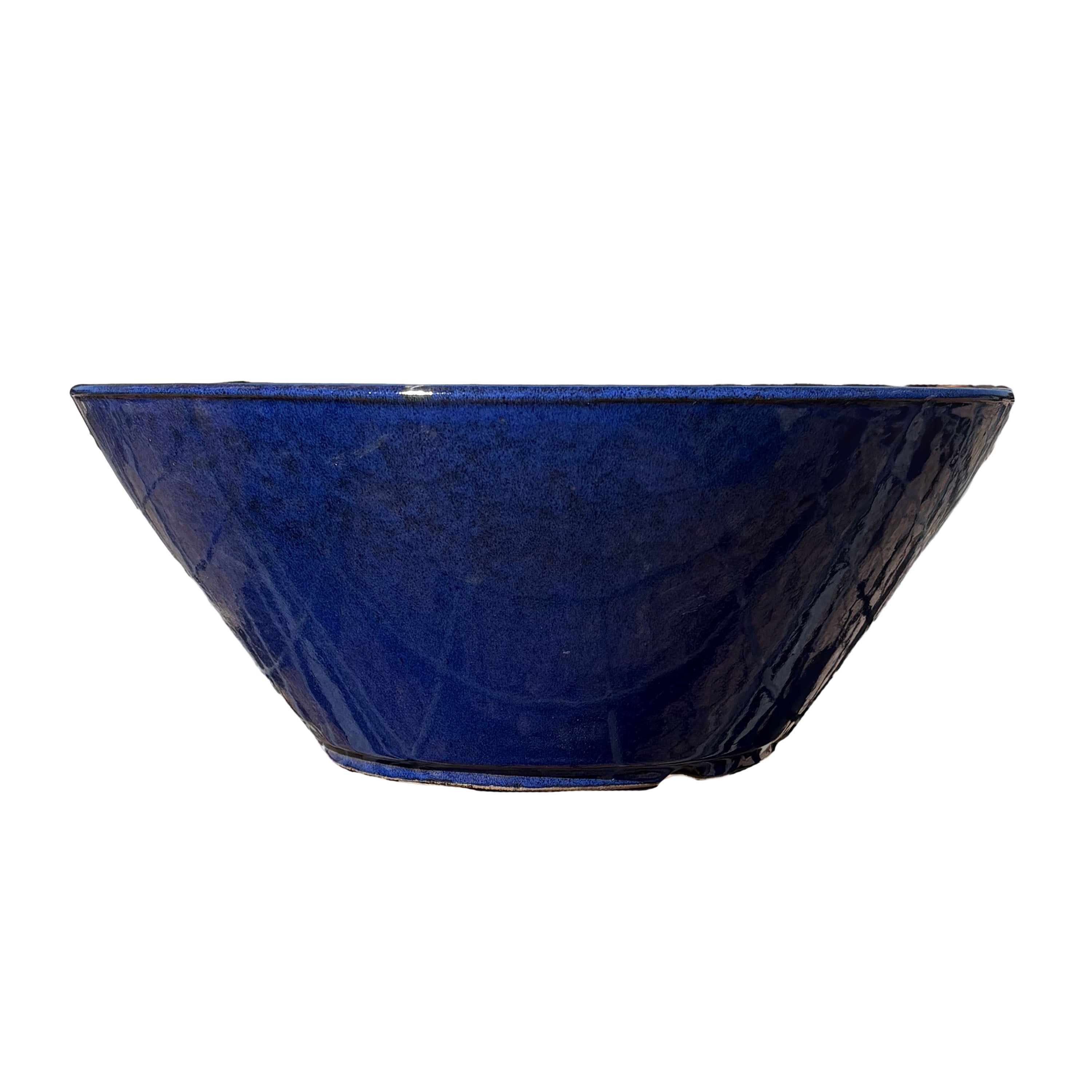 Falling Blue Low Wide Planter