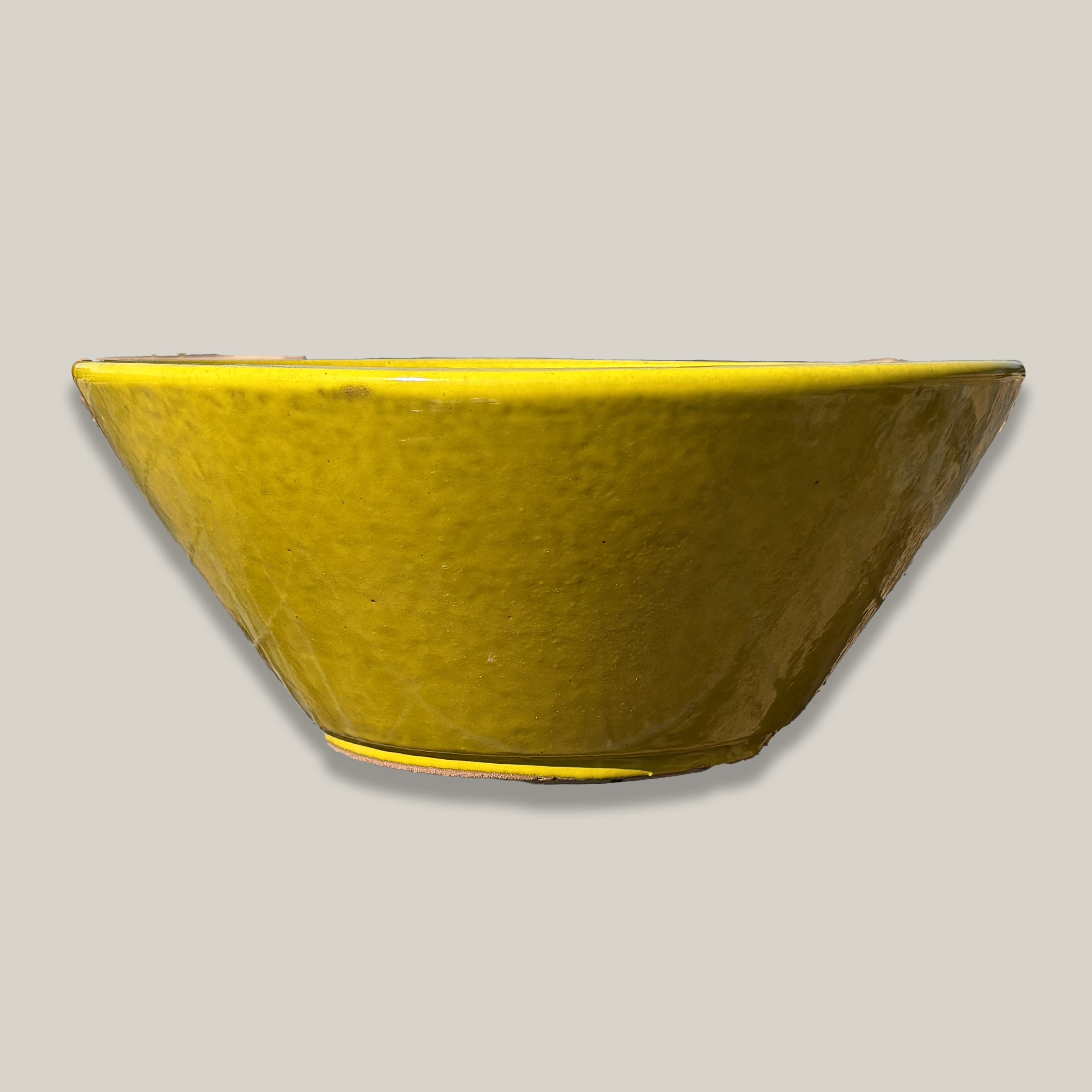 372L38FS - Atomic Yellow Low Wide Planter-FREE SHIPPING