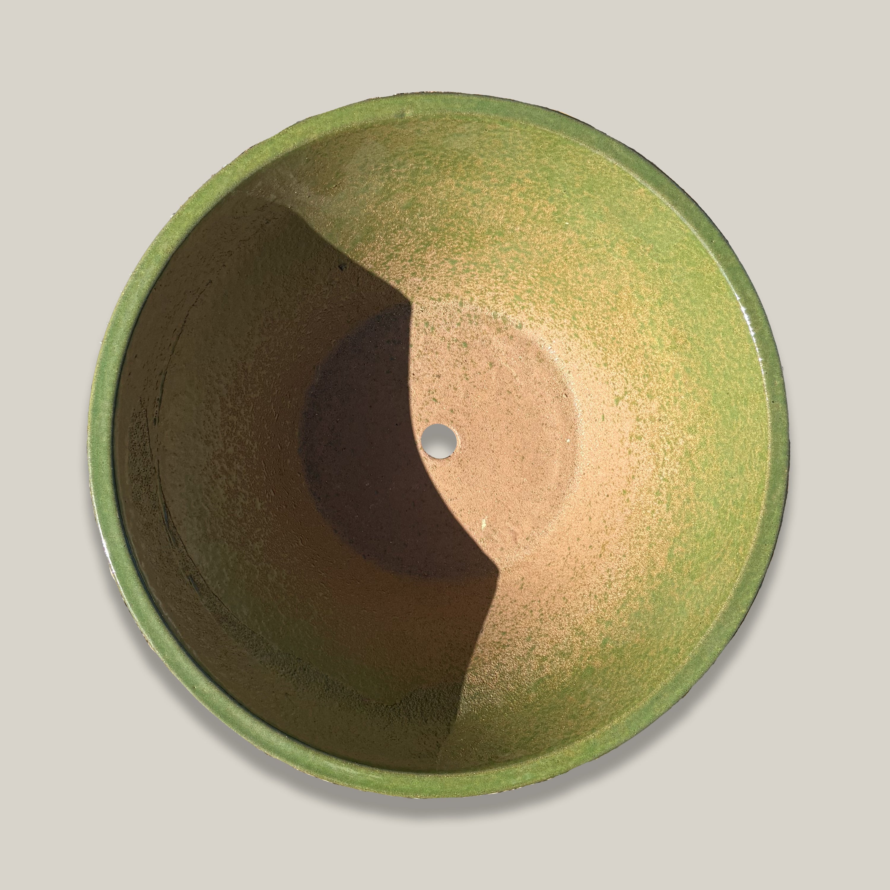 372L39FS - Atomic Green Low Wide Planter-FREE SHIPPING