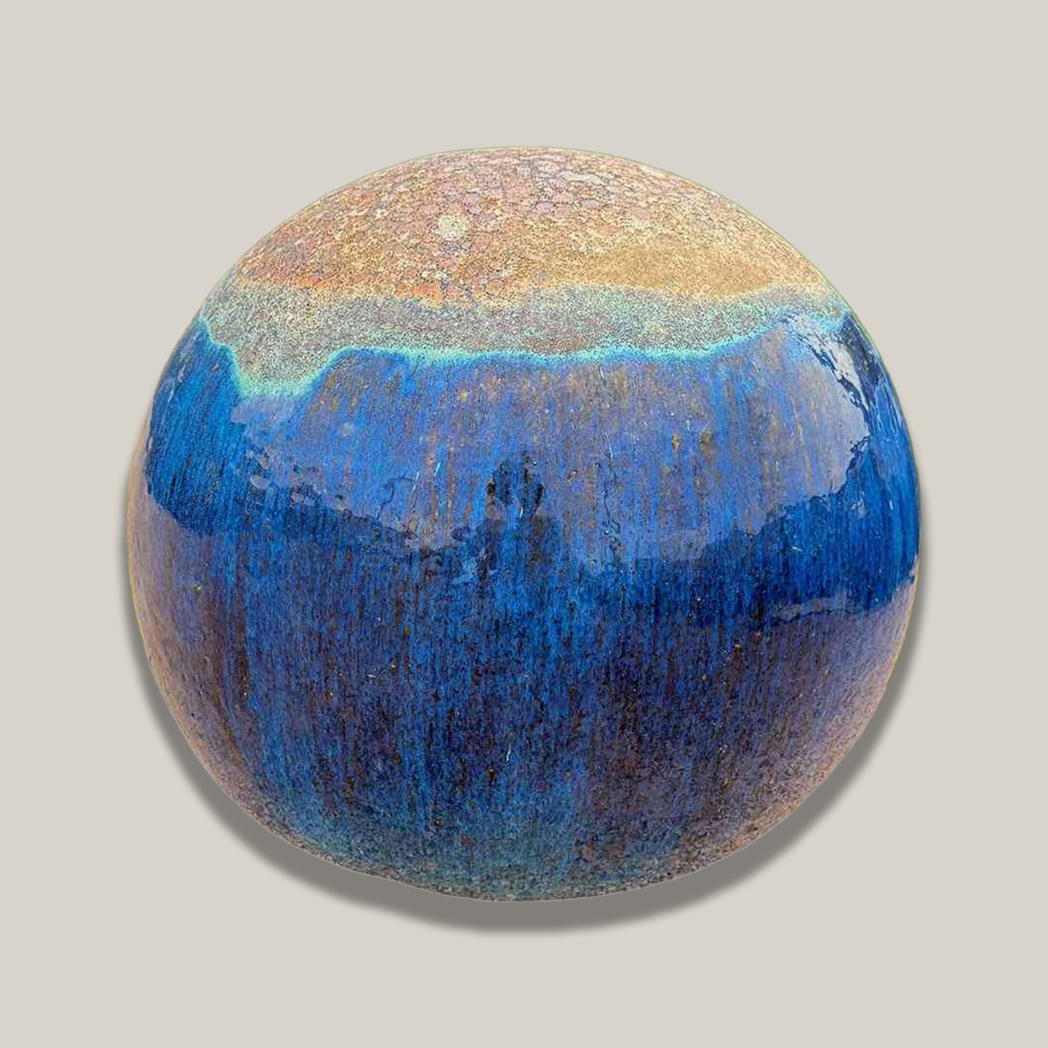 5011S43 - Angkor/Marble Green Ceramic Garden Sphere