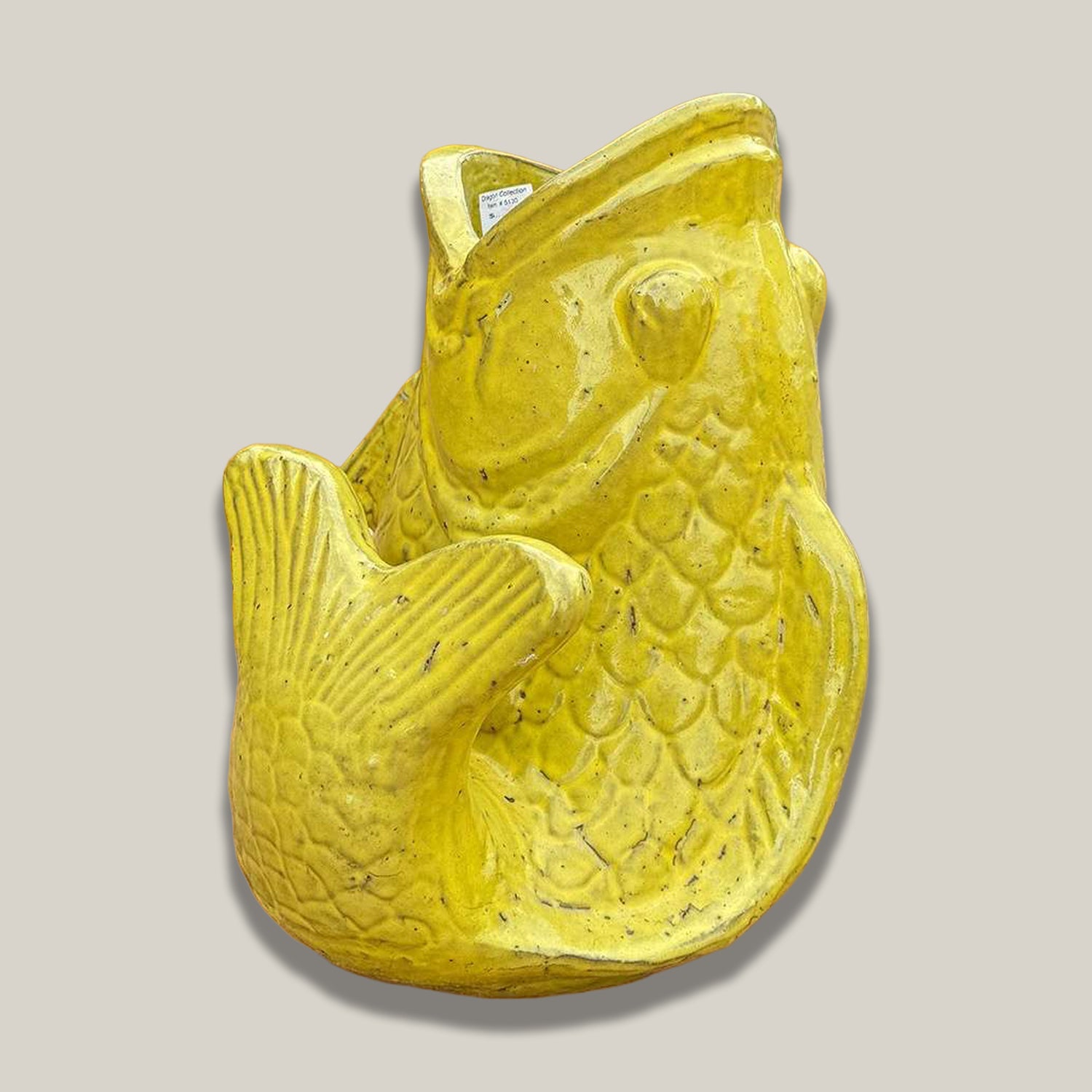 5130S29 - Yellow Ceramic Fish Accent