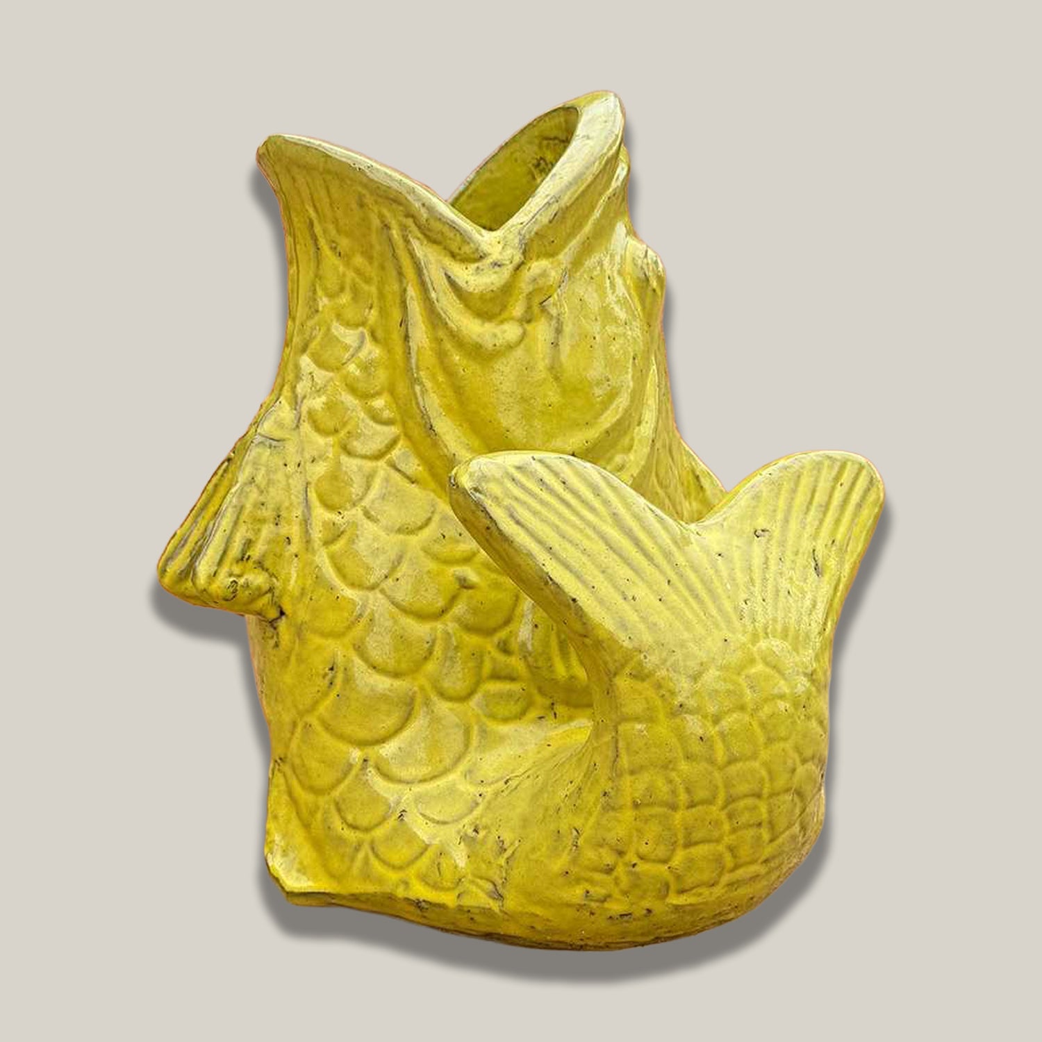 5130S29 - Yellow Ceramic Fish Accent