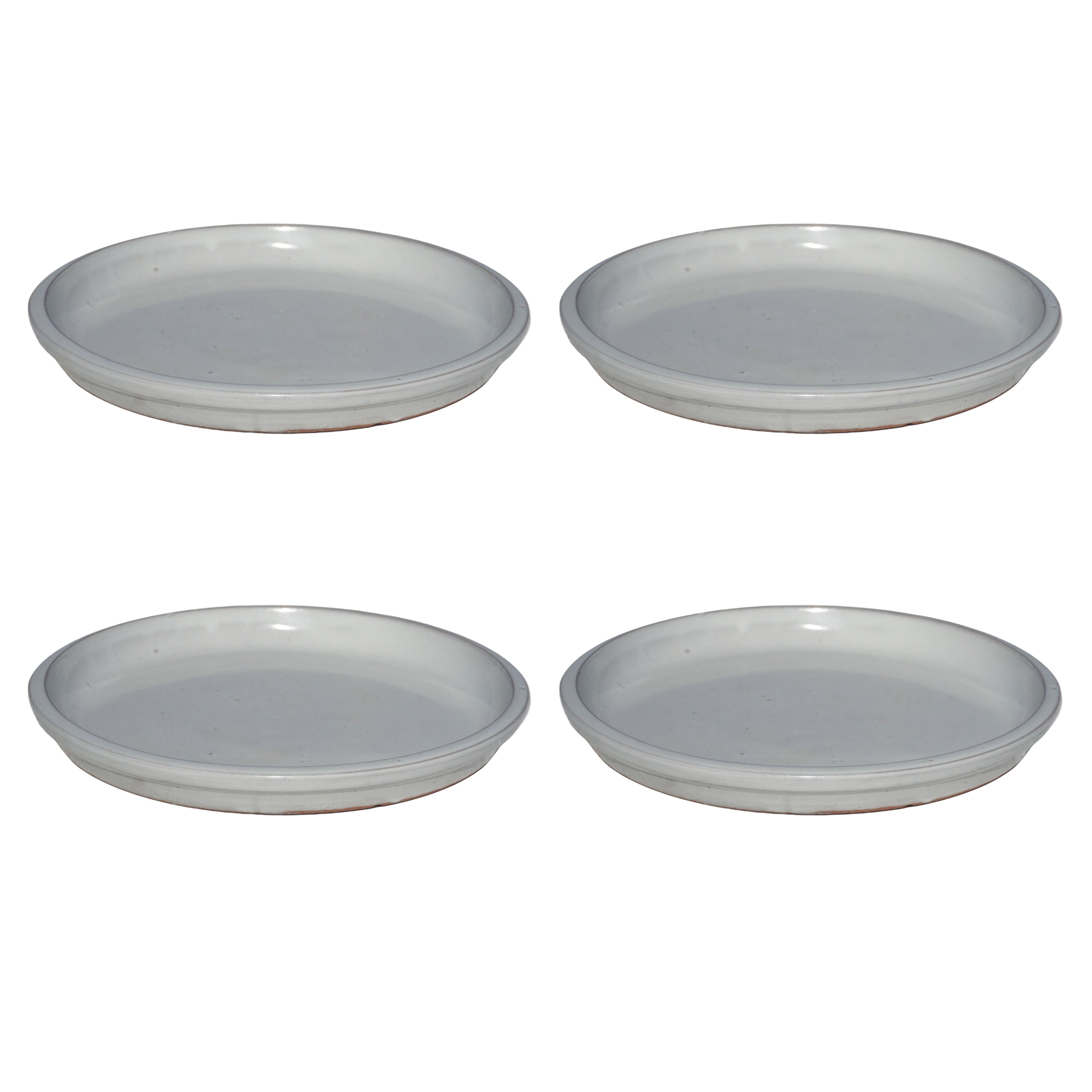 Round White Ceramic Plant Saucer Sizes