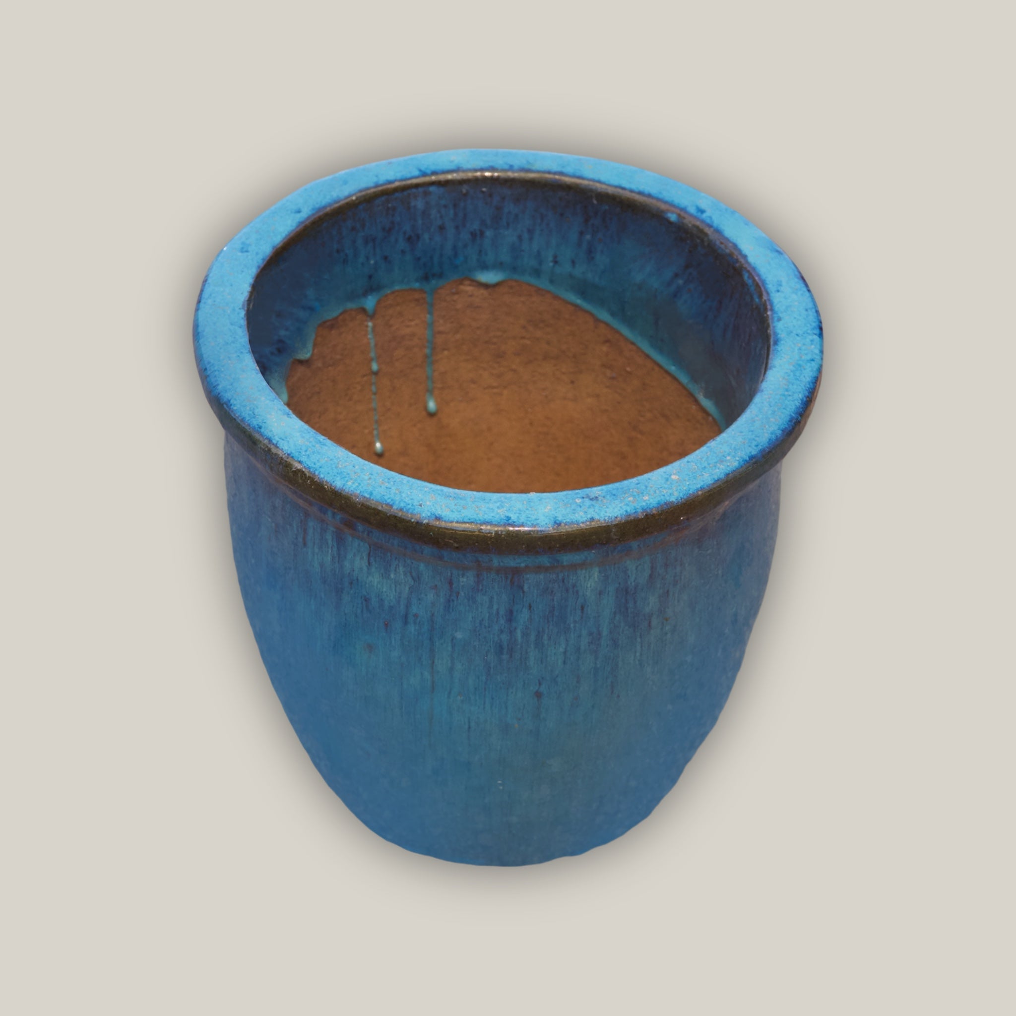 Large Green Ceramic Planter