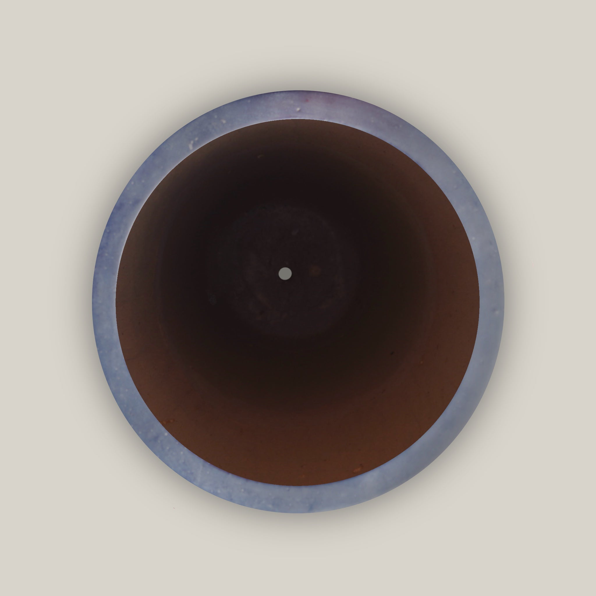 Matte Black Slim Round Ceramic Planter – additional view
