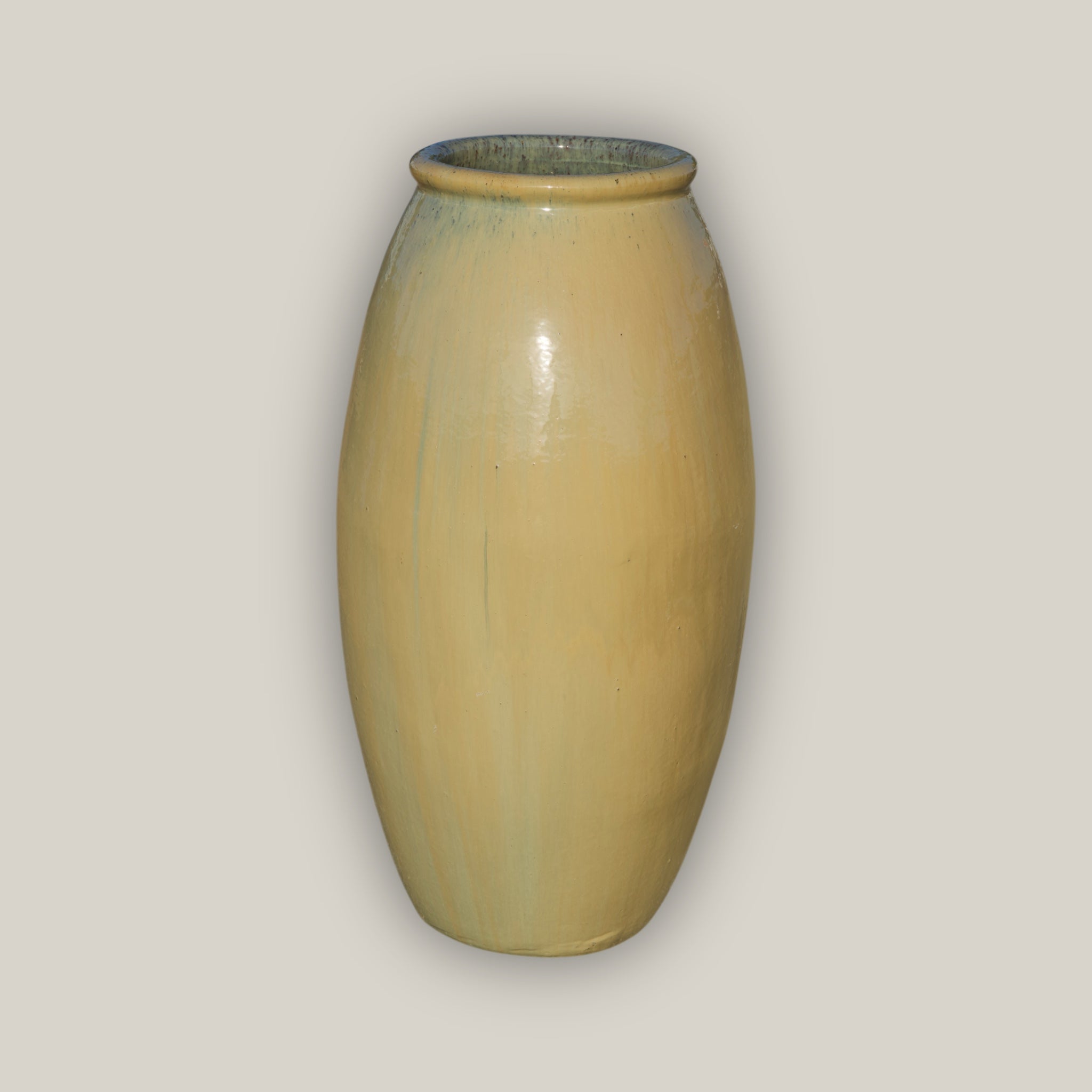 9894C11 - Cream Ceramic Toggle Pot with Lip
