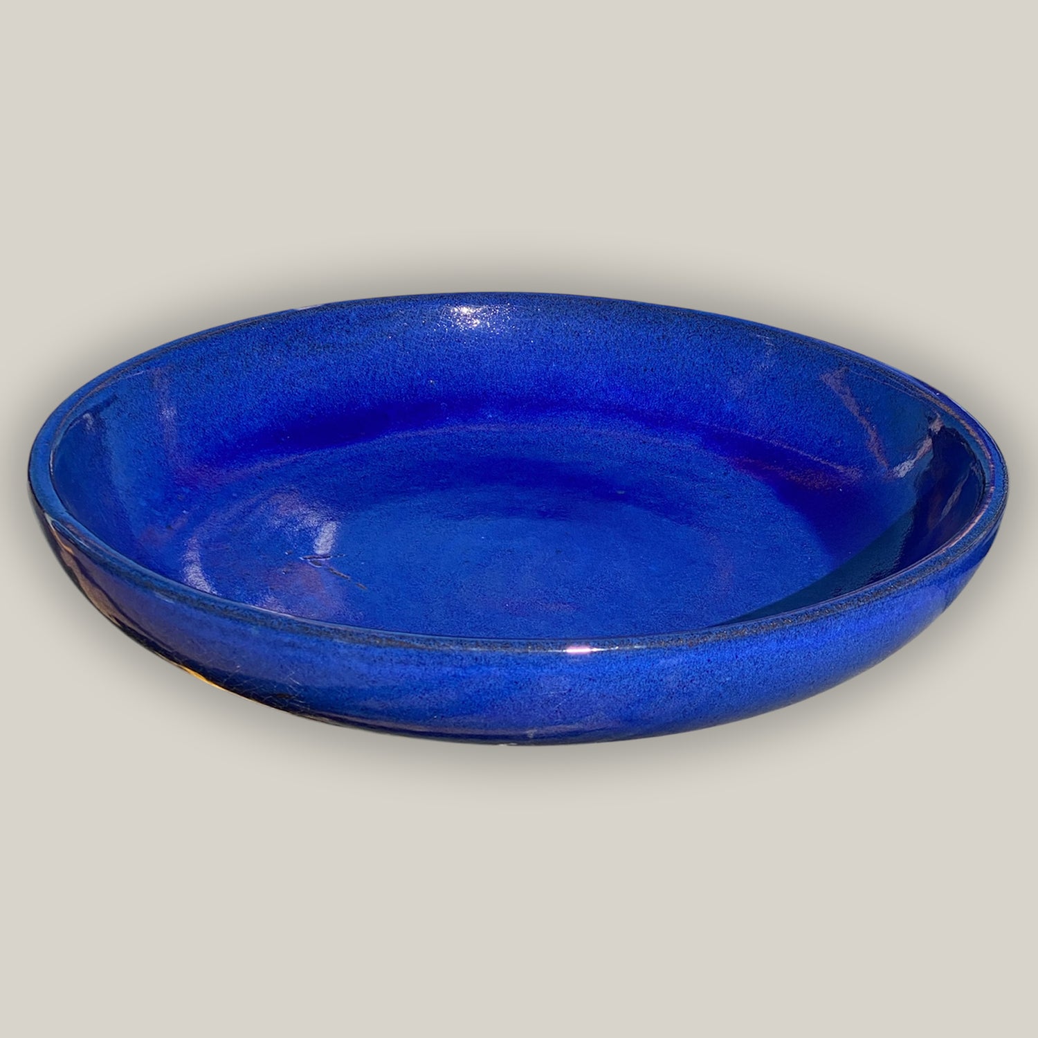 3106L17TFFS -Ceramic Bird Bath Bowl - Falling Blue