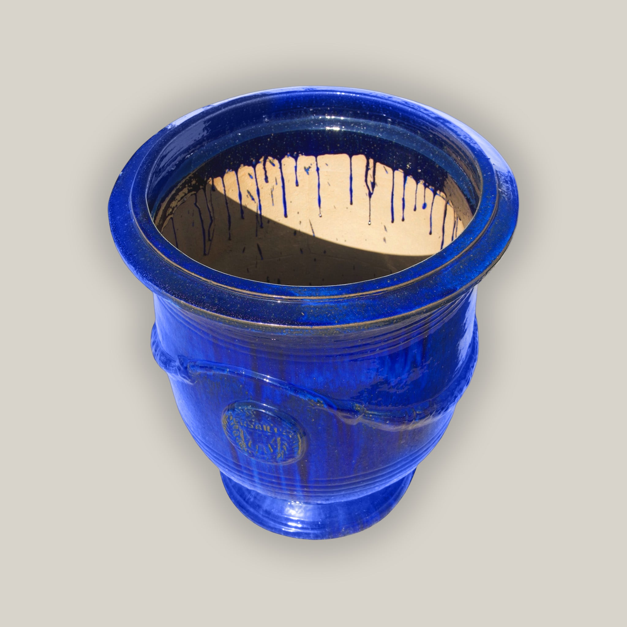 Blue Cloud Medallion Urn