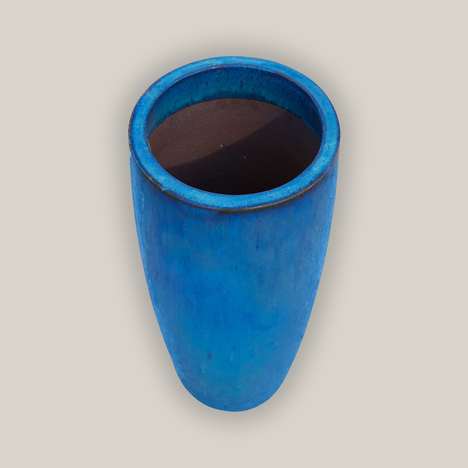 6036H47 - Blue Tall Tapered Cylinder Planter