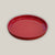 3125L14FS - Round | Bright Red Ceramic Plant Saucer | High Fired Ecofriendly Clay - Sizes 8"-19.5"