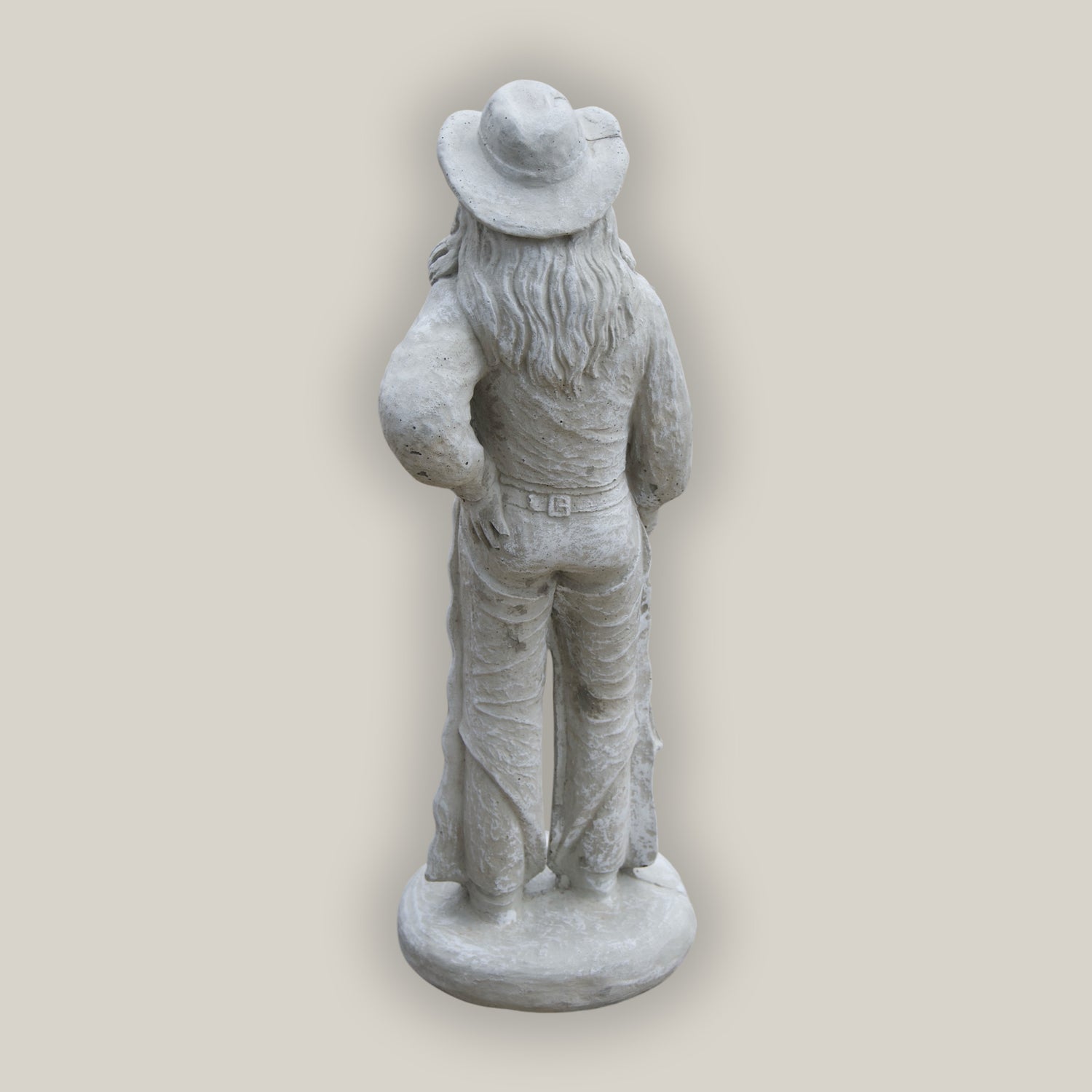 back view of Cowgirl Statue