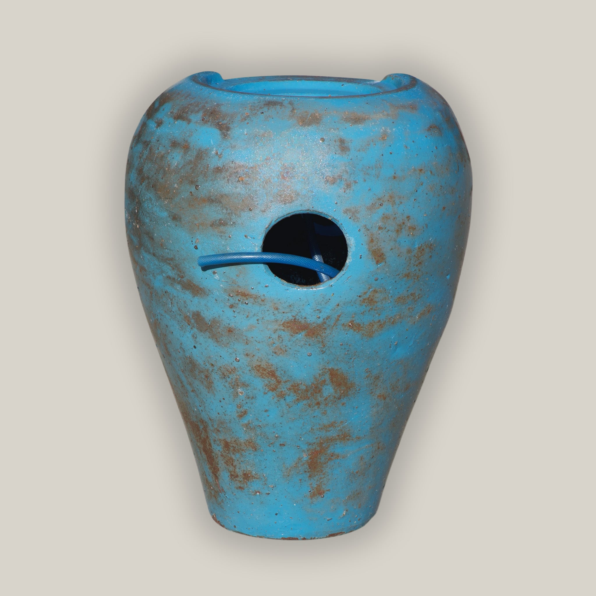 604WFR1 - Antique Aqua Multi-Tiered Ceramic Echo Fountain