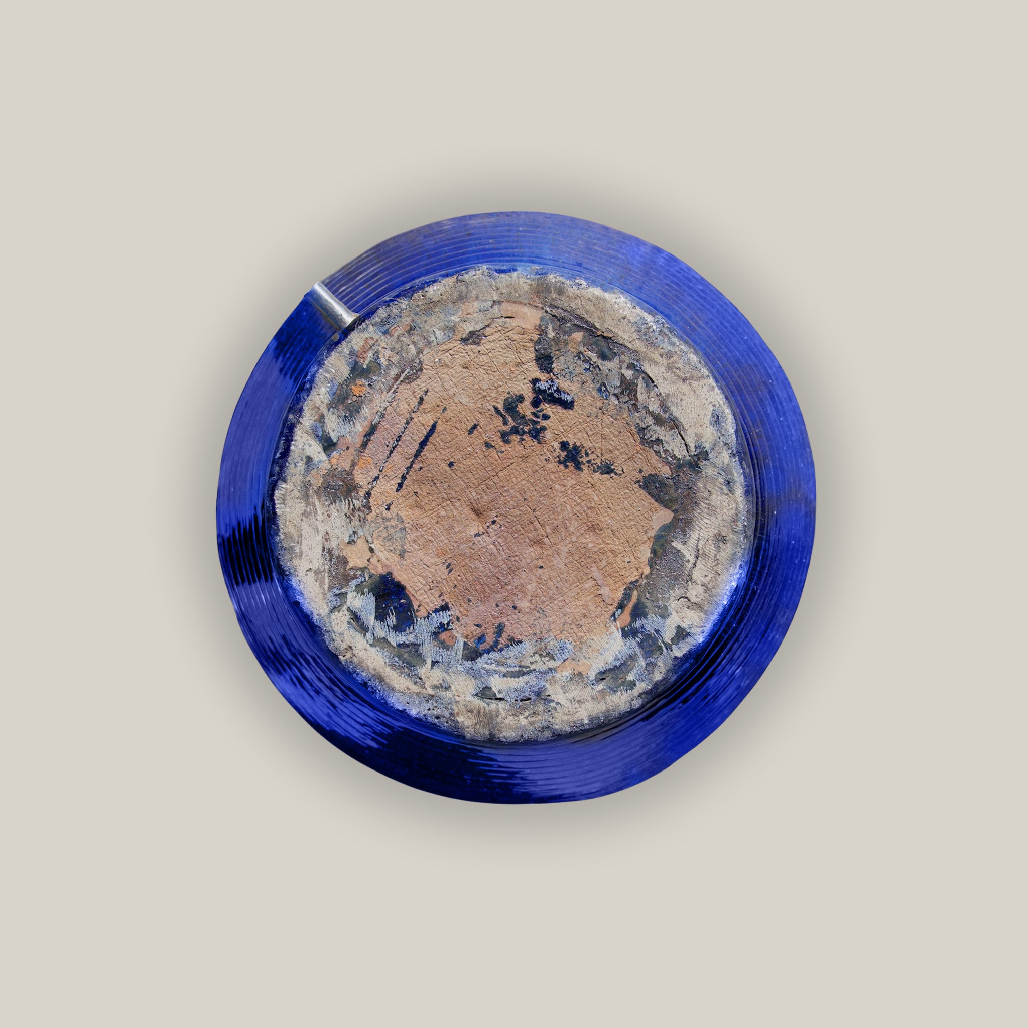1-3102BOB - Blue Cloud Adobe Jar Fountain