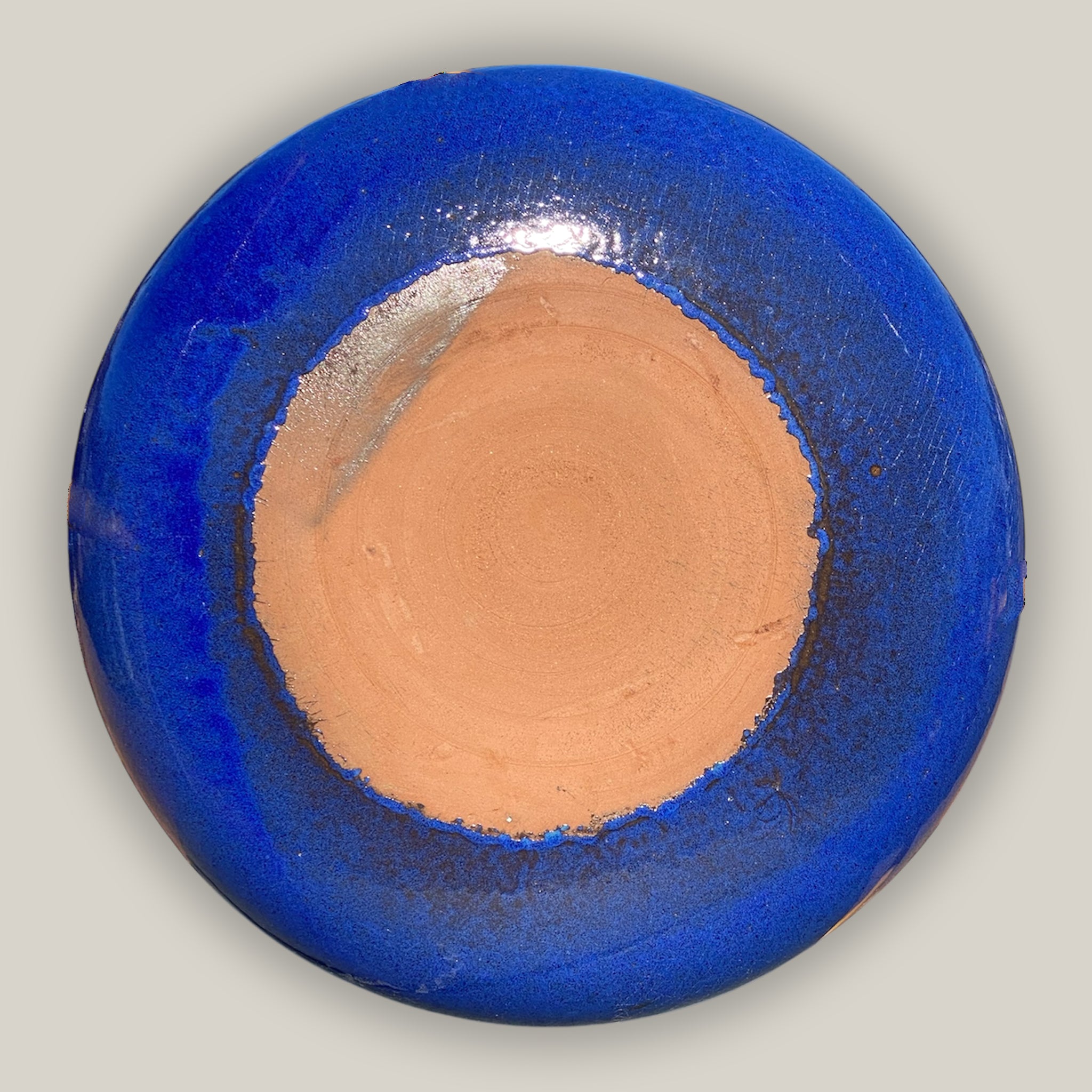 3106L17TFFS -Ceramic Bird Bath Bowl - Falling Blue