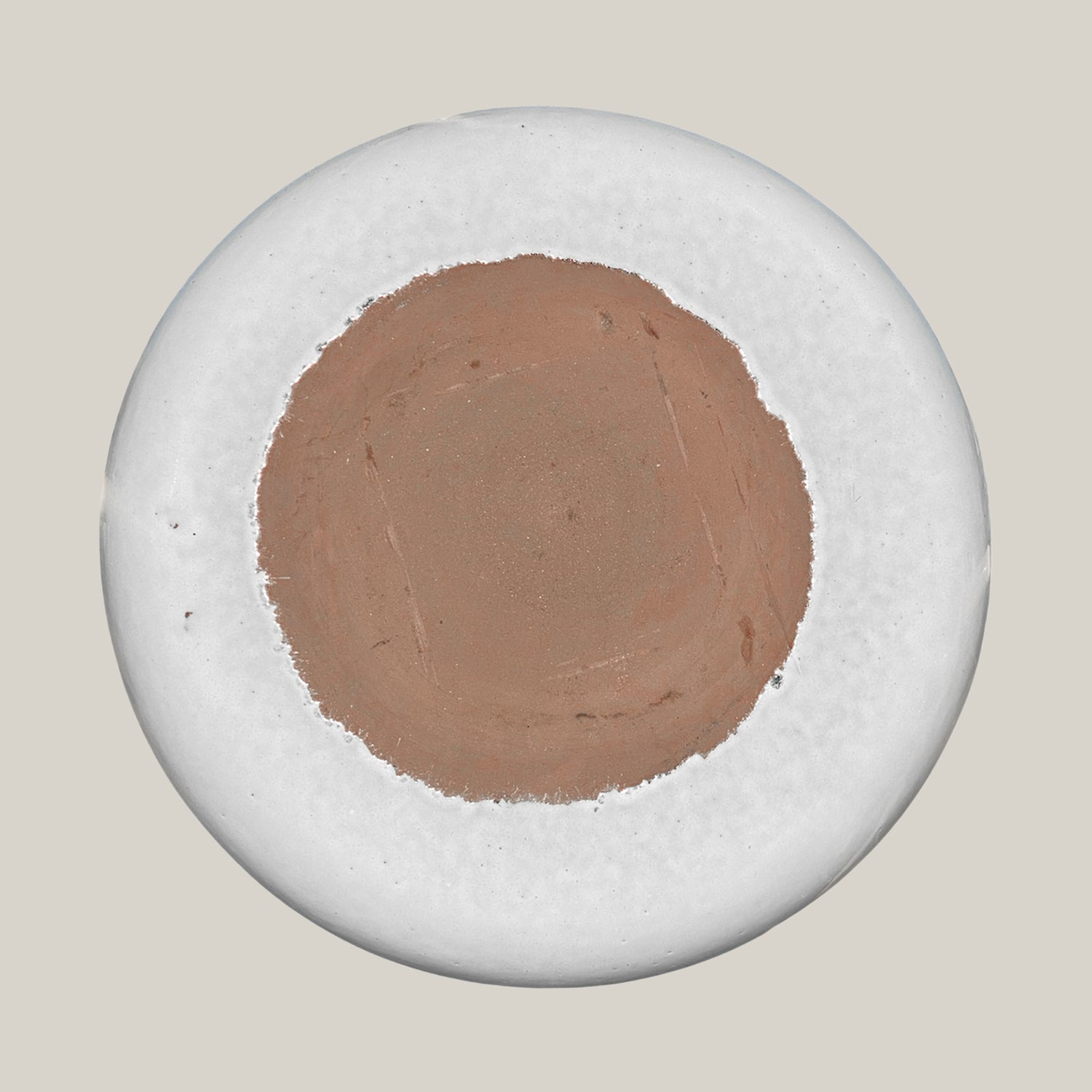 3106L4TFFS -Ceramic Bird Bath Bowl - White