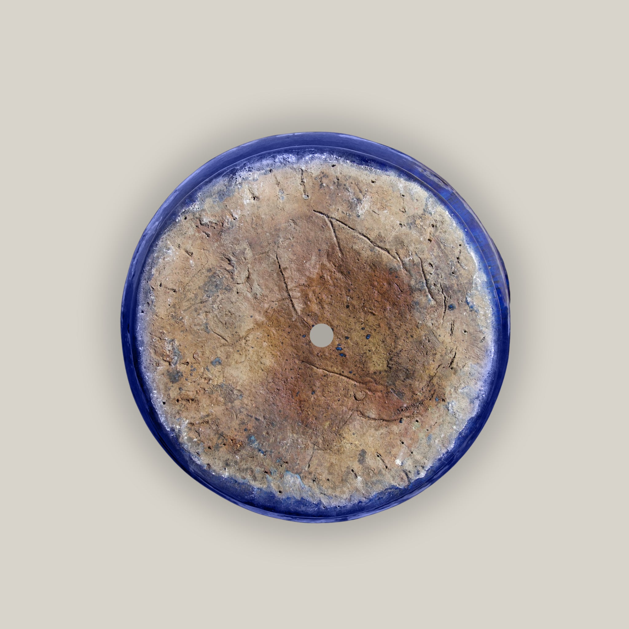 Blue Cloud Medallion Urn