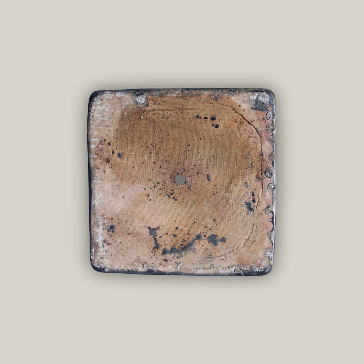 6018H33 - Matte Black Square Wedge Planter