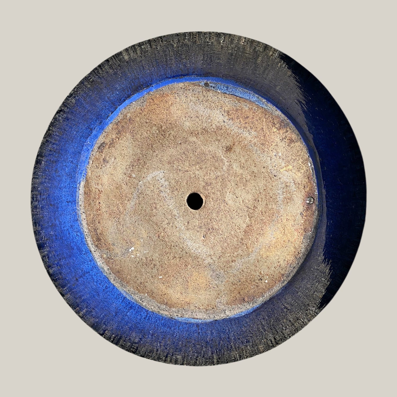 6028H47 - Blue Low Cone Pot