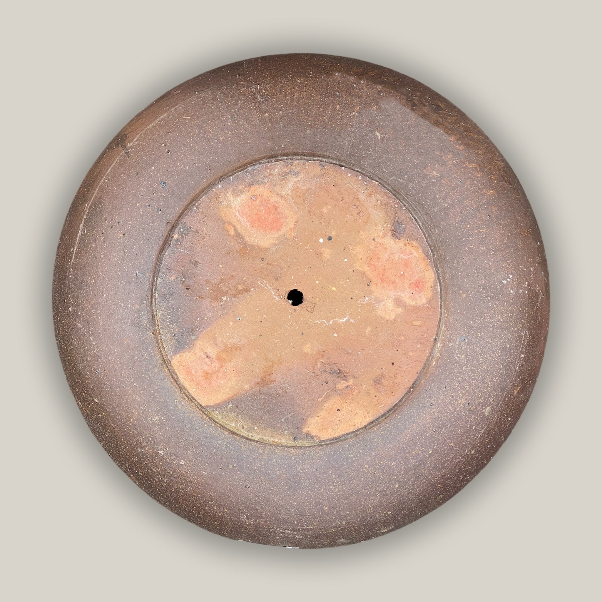 734R14 - Iron Clay Rustic Wok Planter