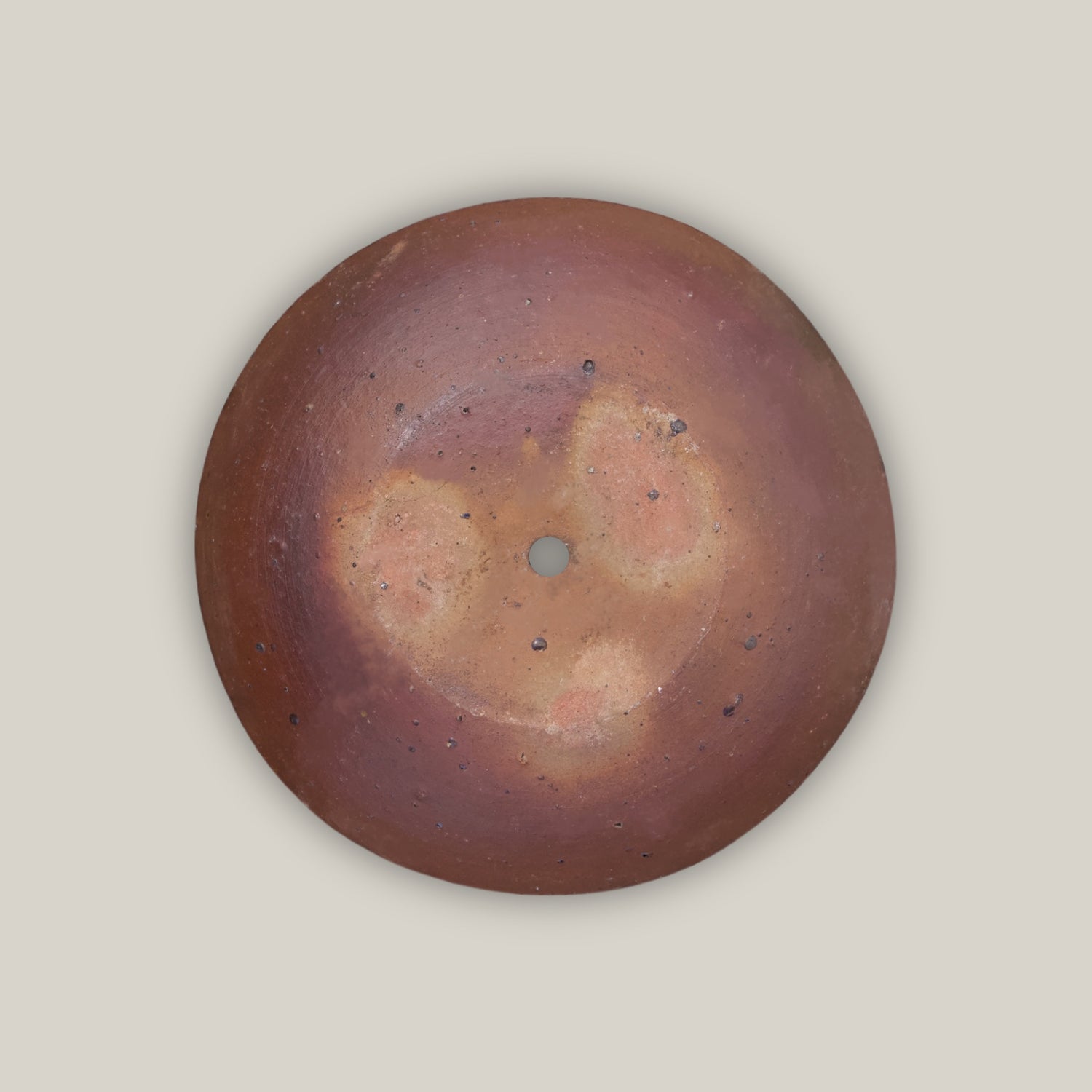 734R14 - Iron Clay Rustic Wok Planter