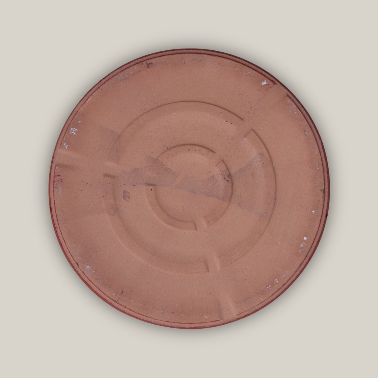 3125L14 - Round | Bright Red - Ceramic Clay Pot Saucers (8"-19.5")