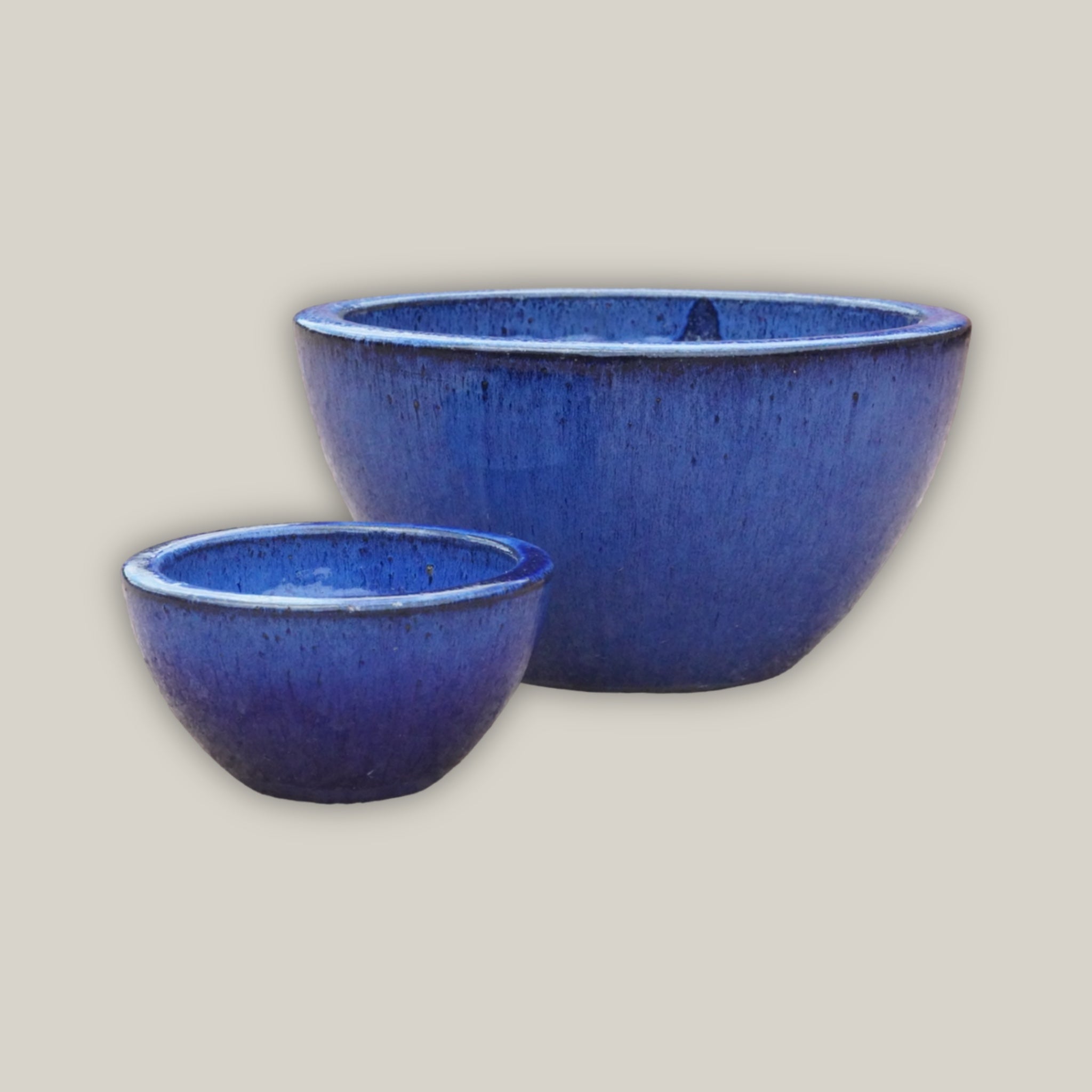 6032H47 - Blue Wide Succulent Bowl