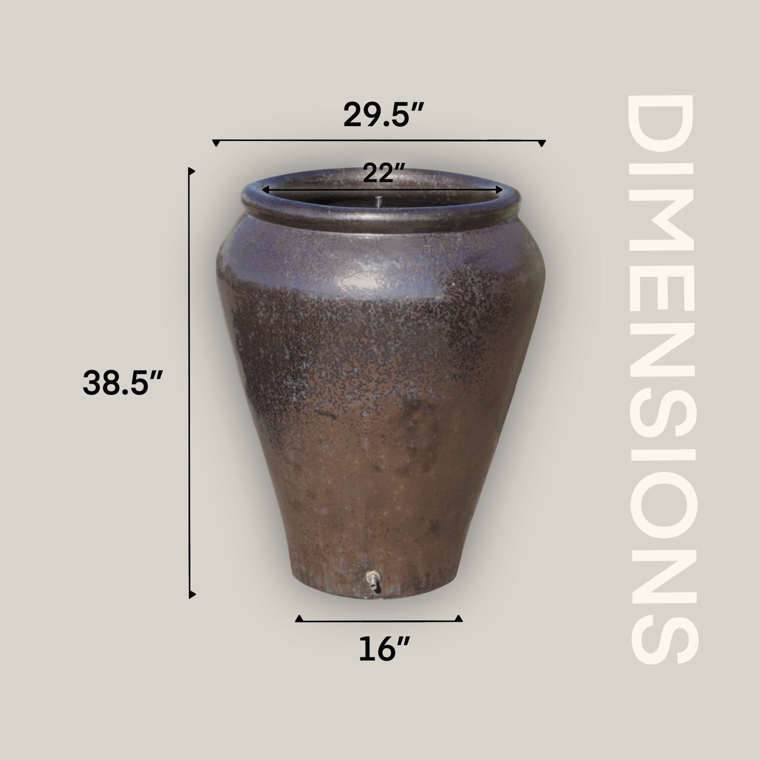 3100BOSE - Sapphire Palace Pot Fountain