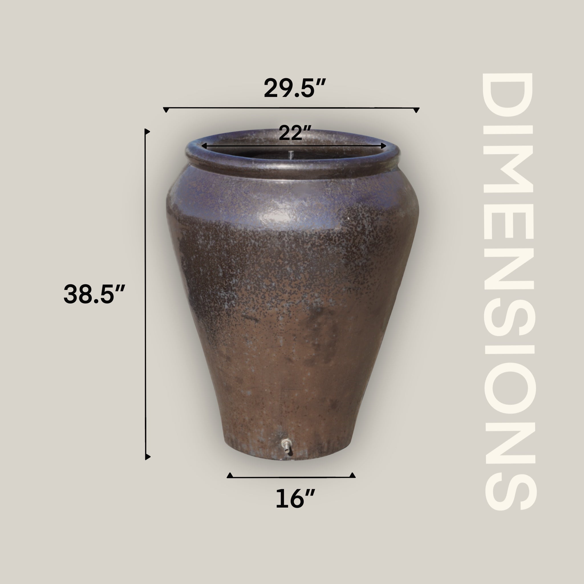 3100BOSE - Sapphire Palace Pot Fountain