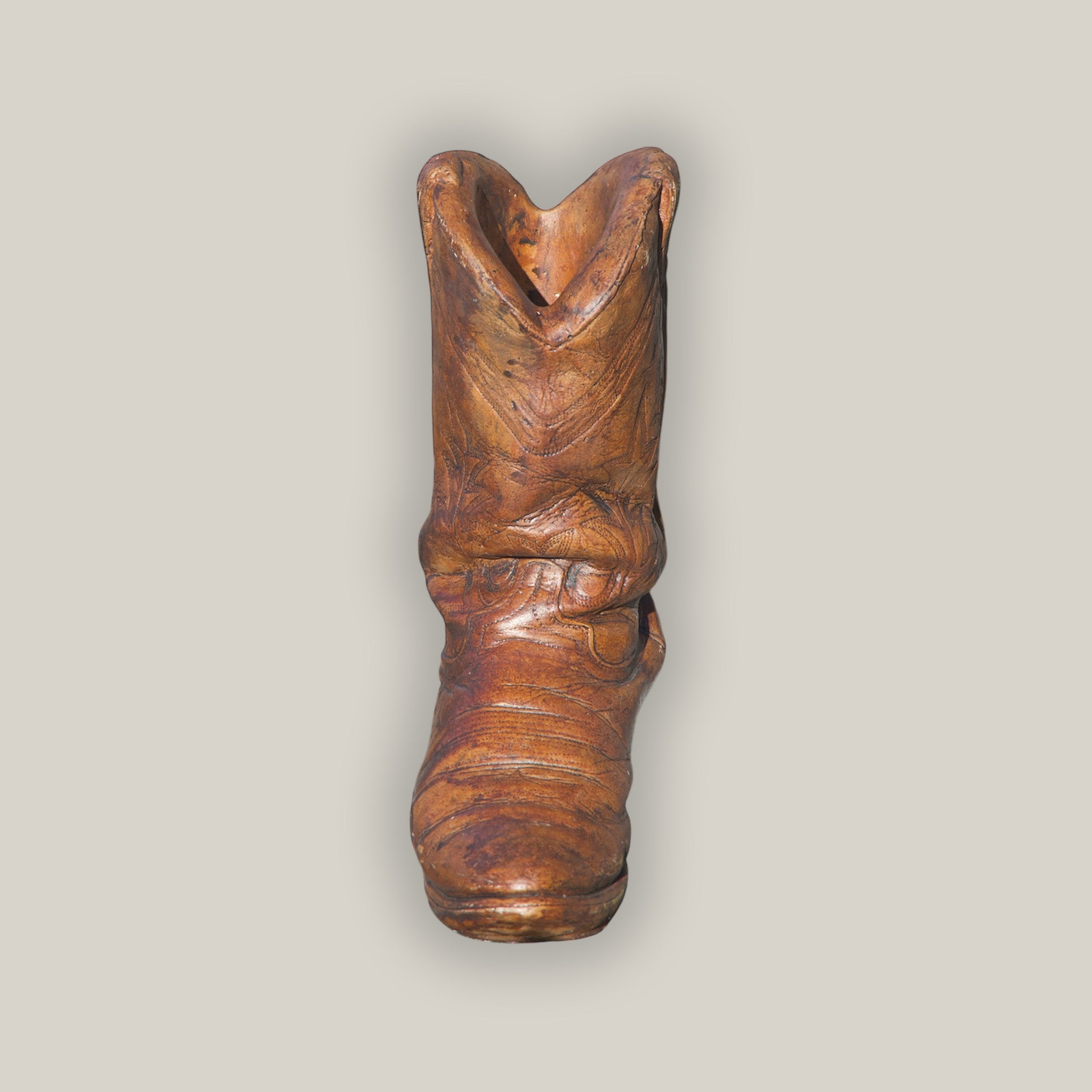 Small Cowboy Boot Sculpture