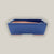 Dark blue rectangular bonsai pot for plants