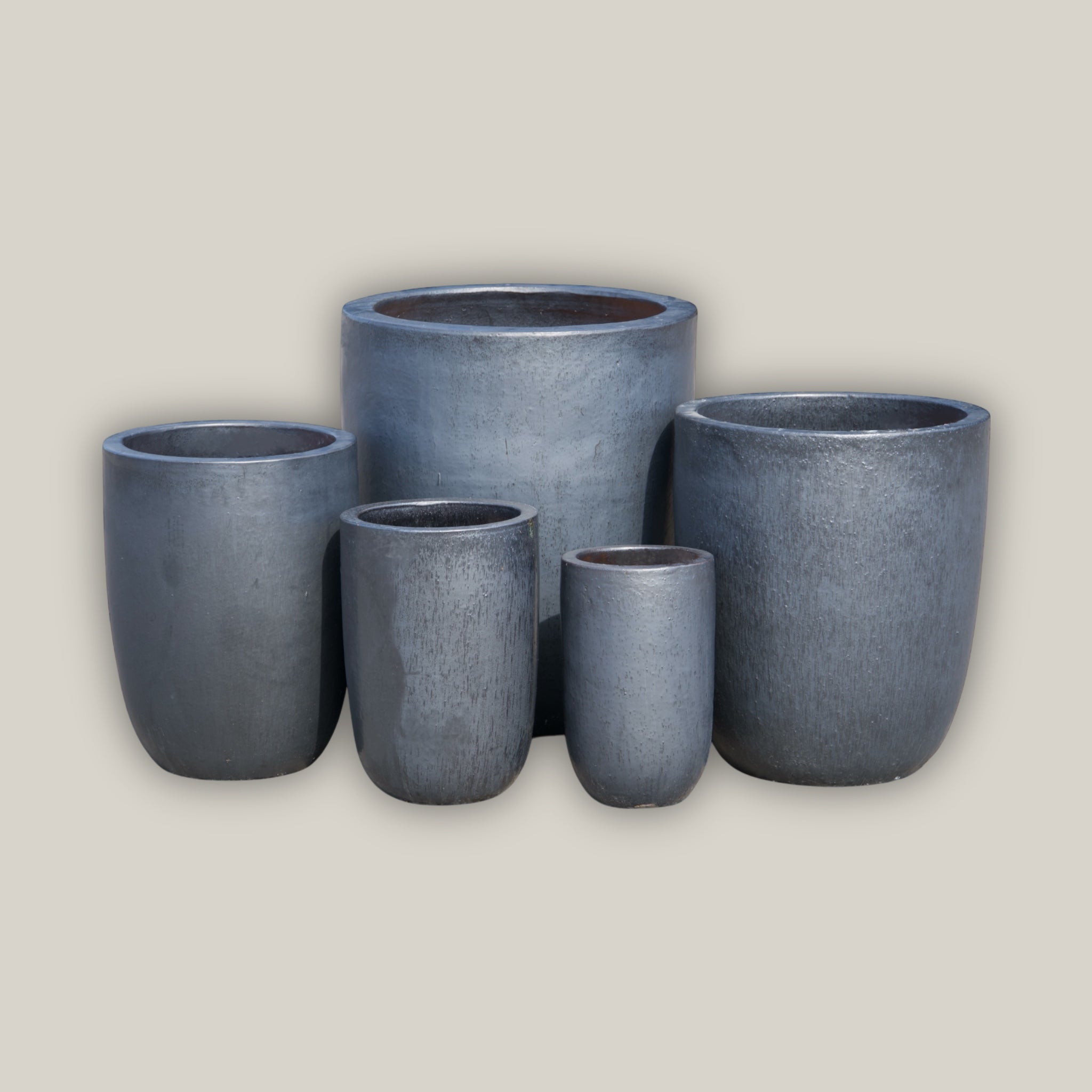 1-3044GAFS - Graphite Tall Tapered U Planter - FREE SHIPPING