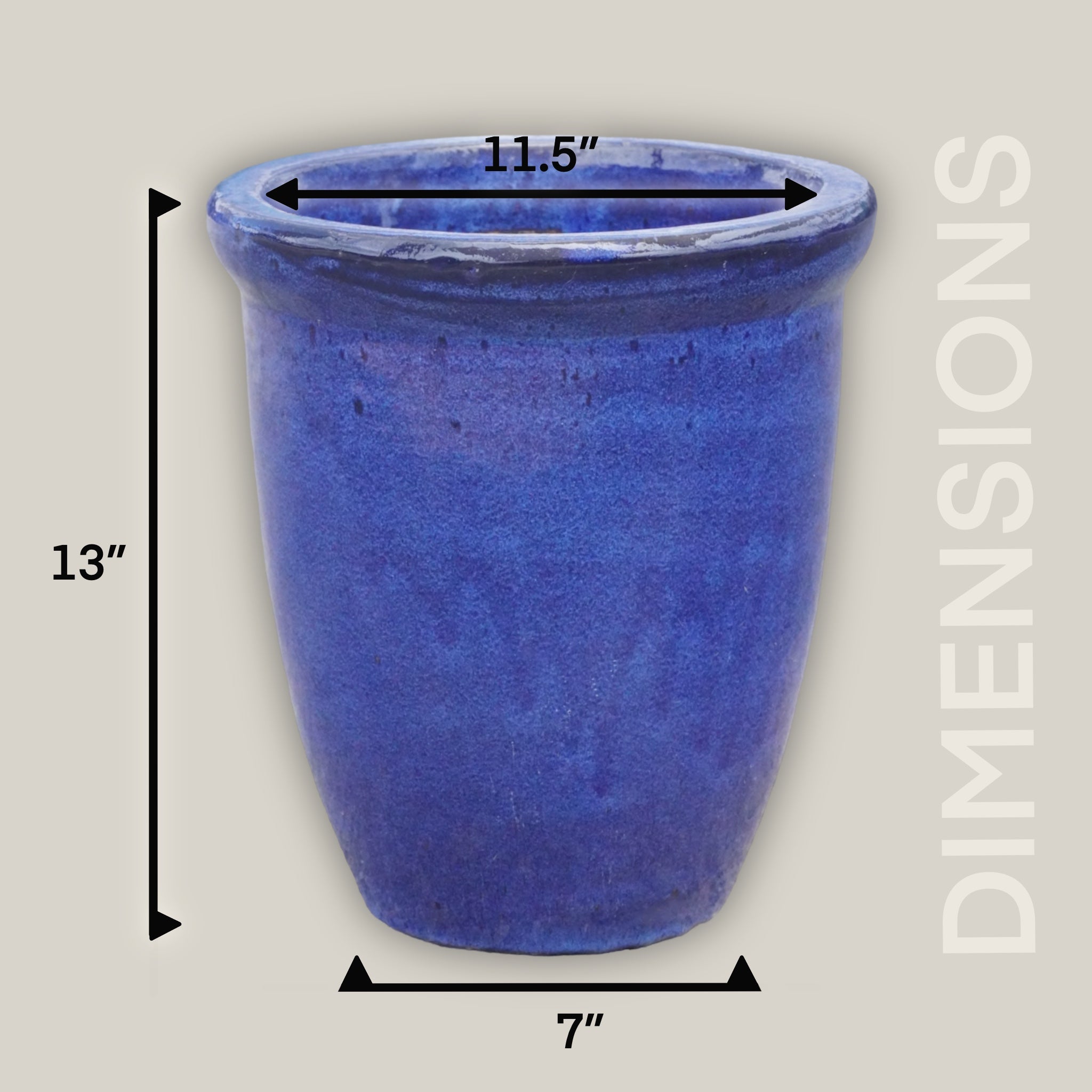 6026H47 - Blue Cana Pot