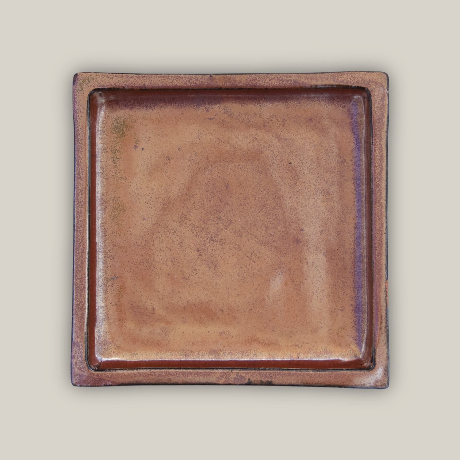 3127L9FS - Square | Oxide Ceramic Plant Saucer | High Fired Ecofriendly Clay - Sizes 8"-15"