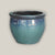 6110H1 - Turquoise Round Rim Bullet Planter