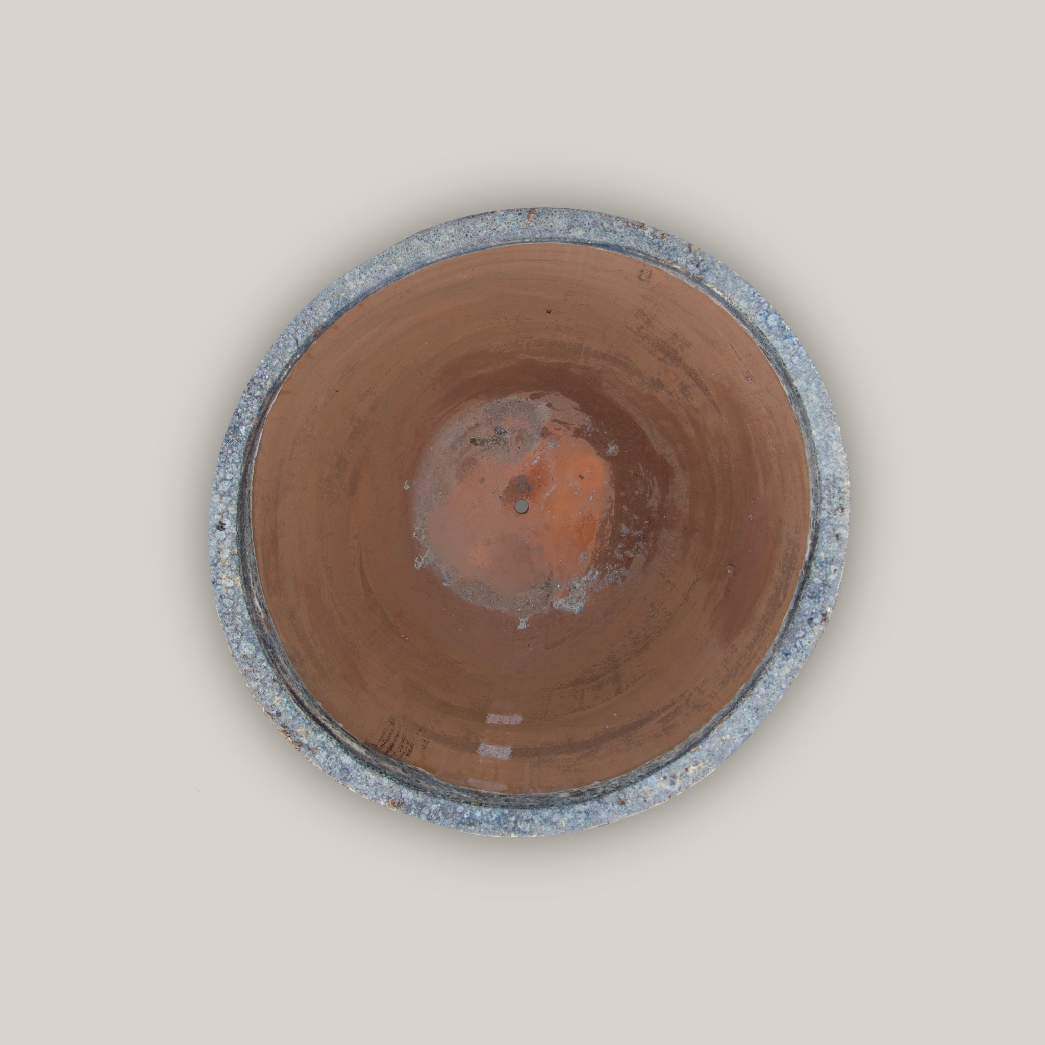 9082C42FS - Seafoam Brown Ceramic Bullet Planter - FREE SHIPPING