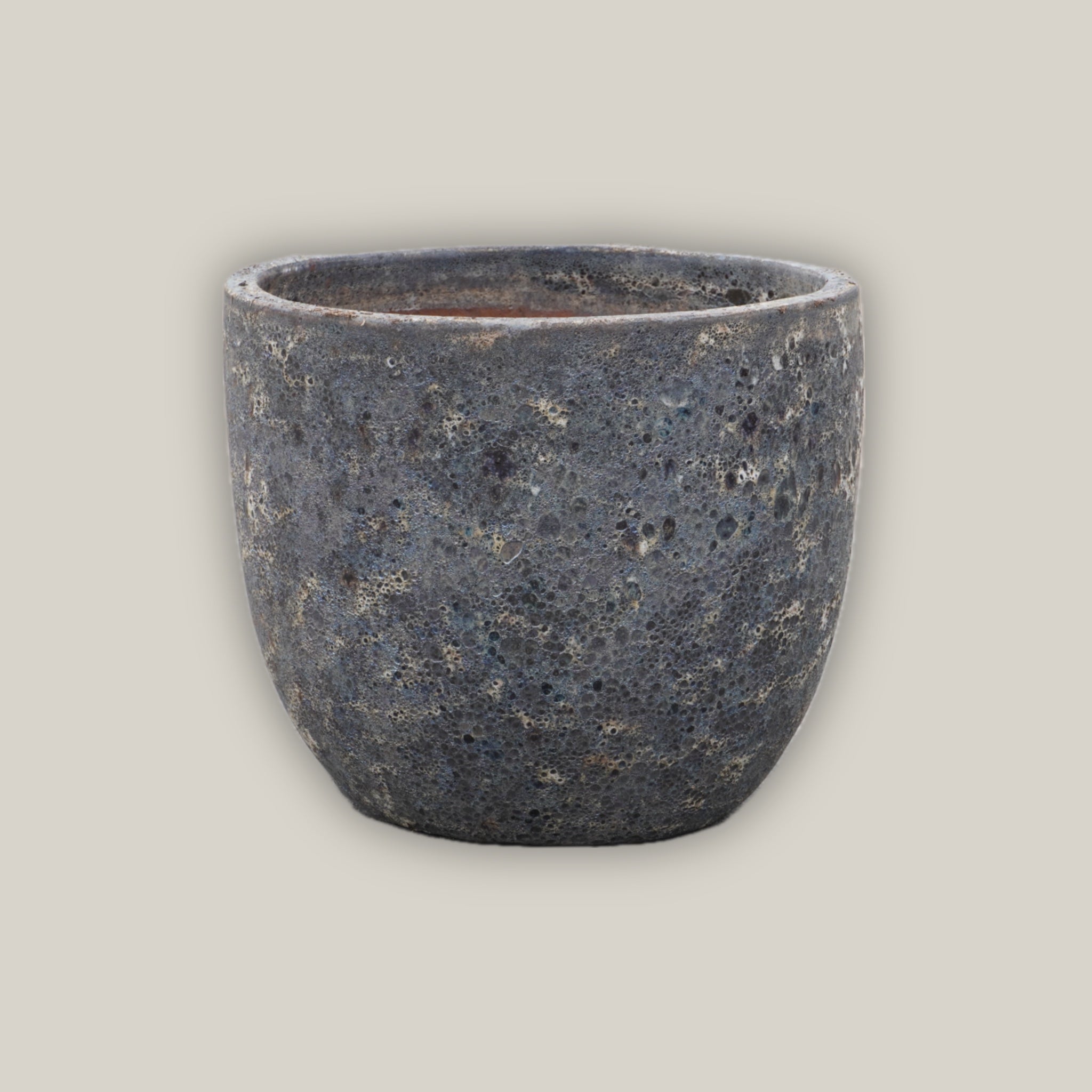 9082C42FS - Seafoam Brown Ceramic Bullet Planter - FREE SHIPPING