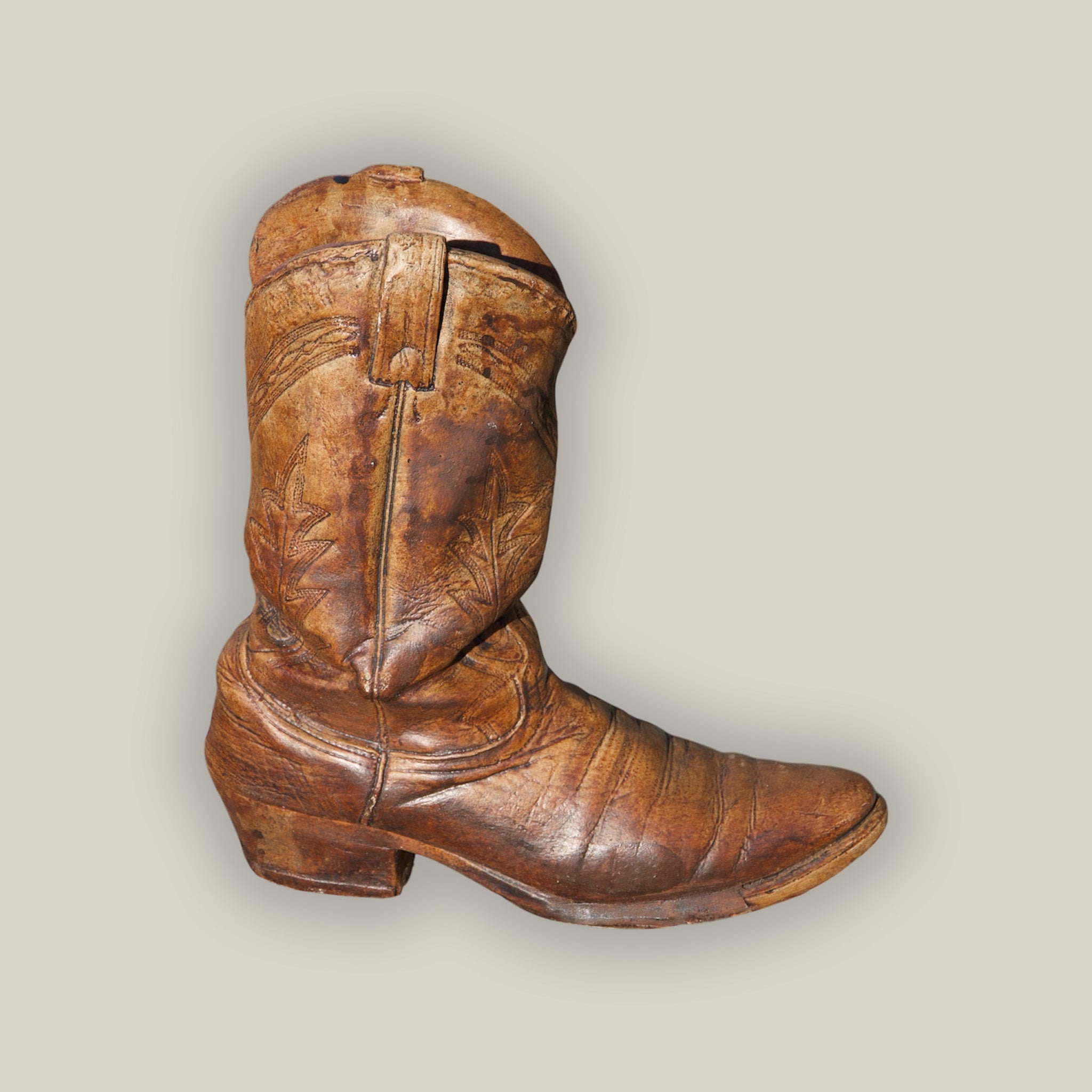 Small Cowboy Boot Sculpture