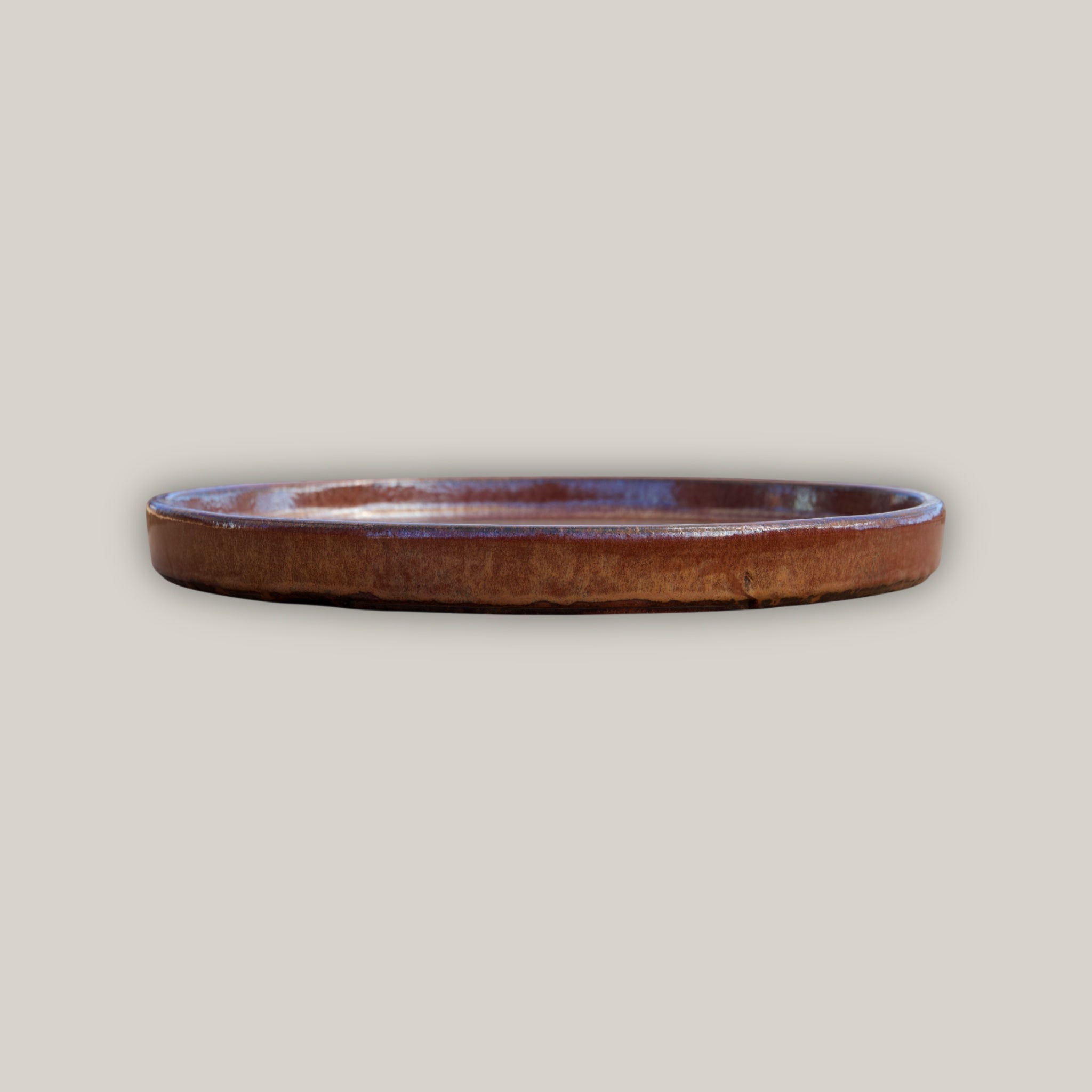 3125L9 - Round | Oxide - Ceramic Clay Pot Saucers (8"-17.5")