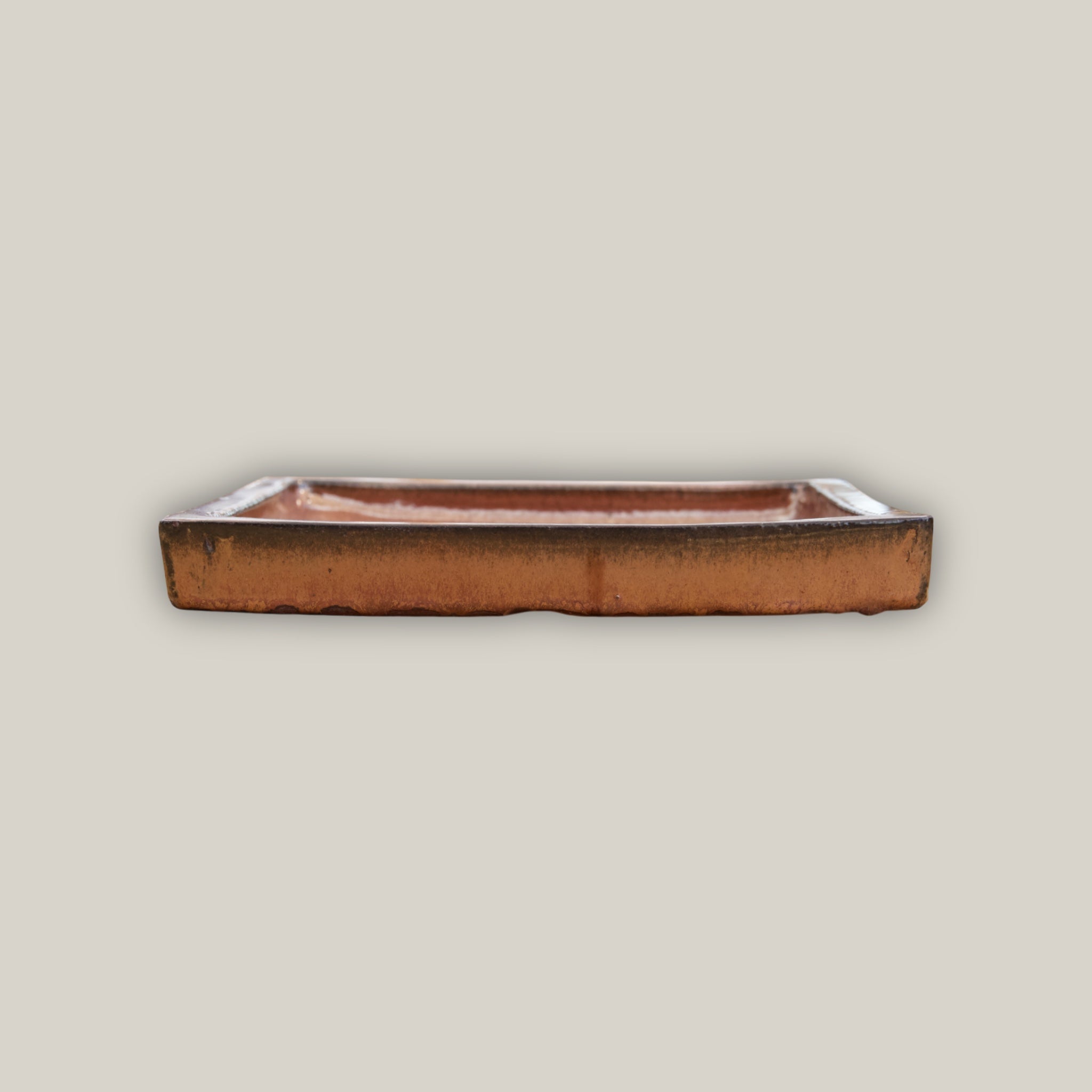 3127L9FS - Square | Oxide Ceramic Plant Saucer | High Fired Ecofriendly Clay - Sizes 8"-15"