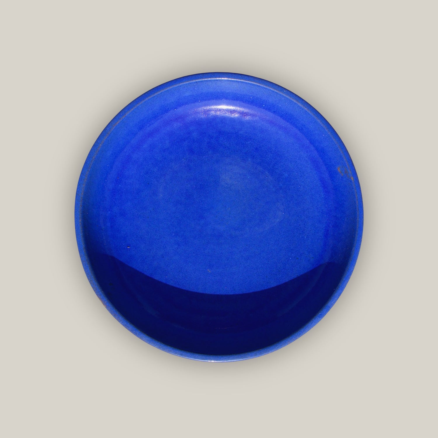 3106L17FS - Ceramic Bird Bath - Falling Blue Top - Black Stand