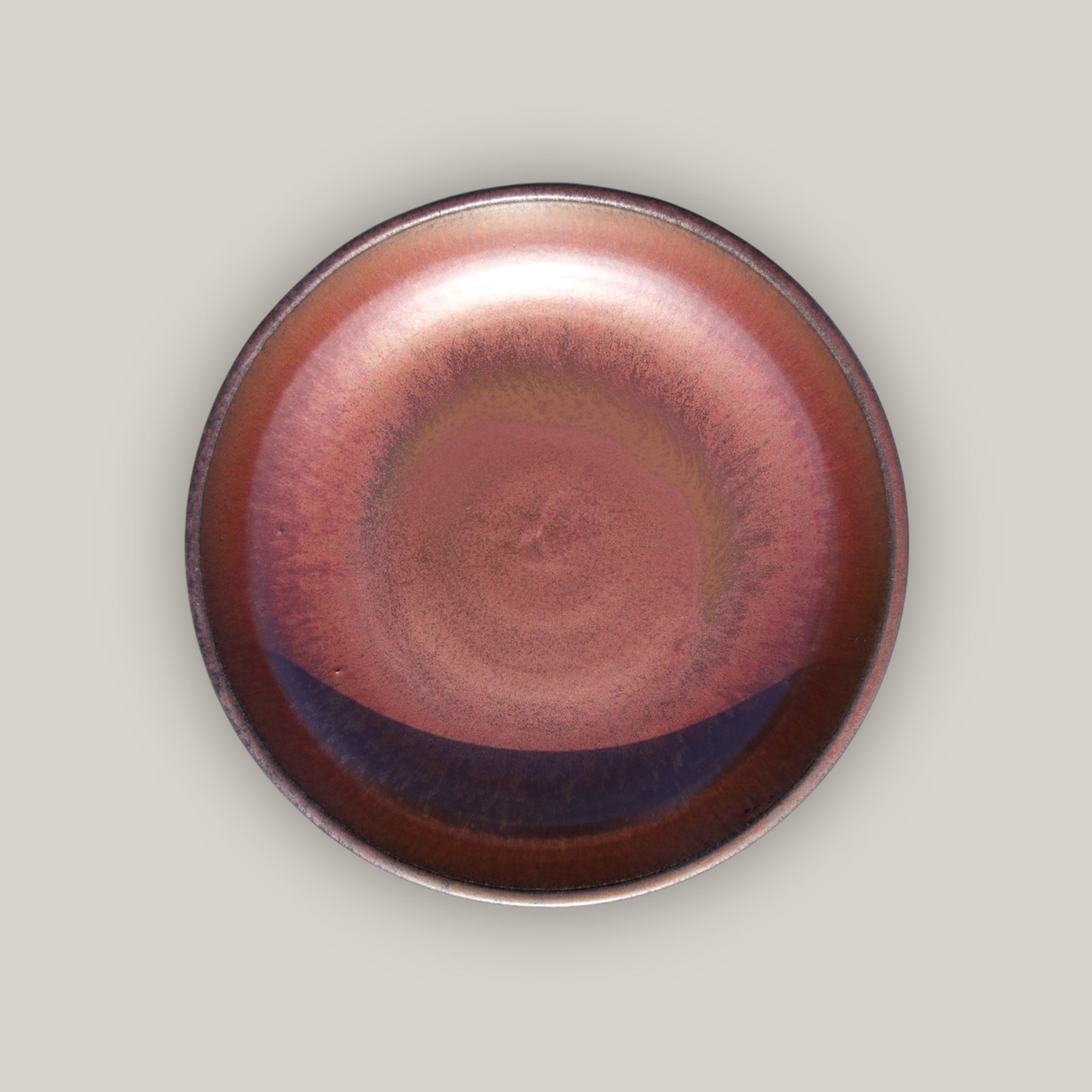 3106L9 - Ceramic Bird Bath - Oxide Top and Black Stand