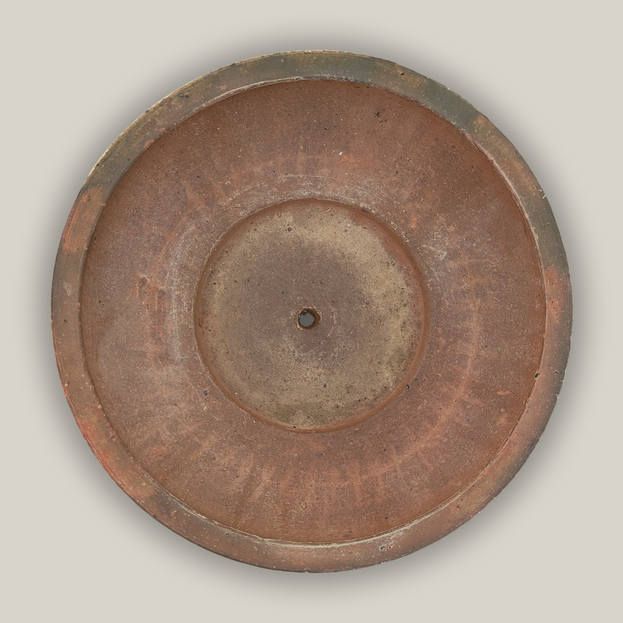 734R14 - Iron Clay Rustic Wok Planter