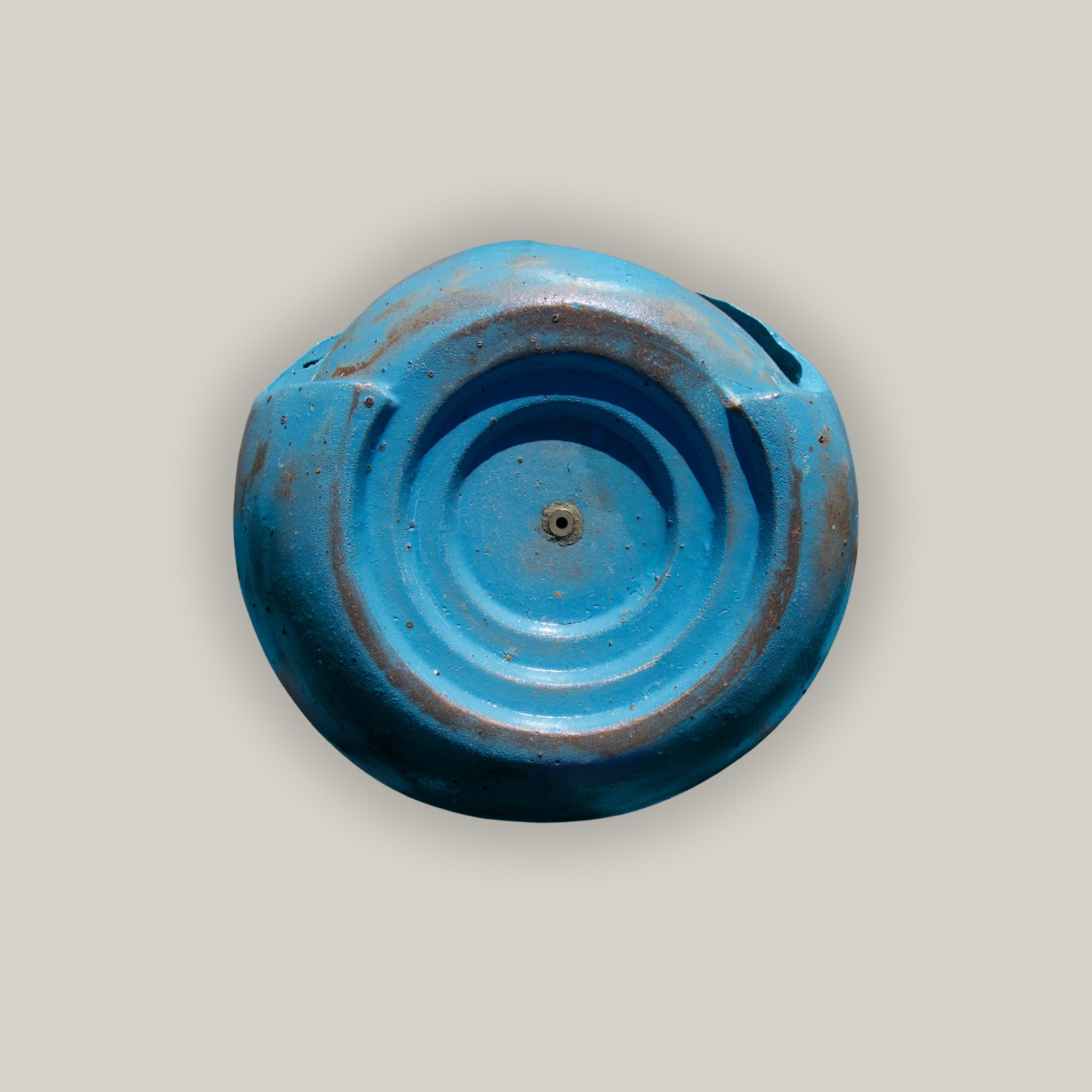 604WFR1 - Antique Aqua Multi-Tiered Ceramic Echo Fountain