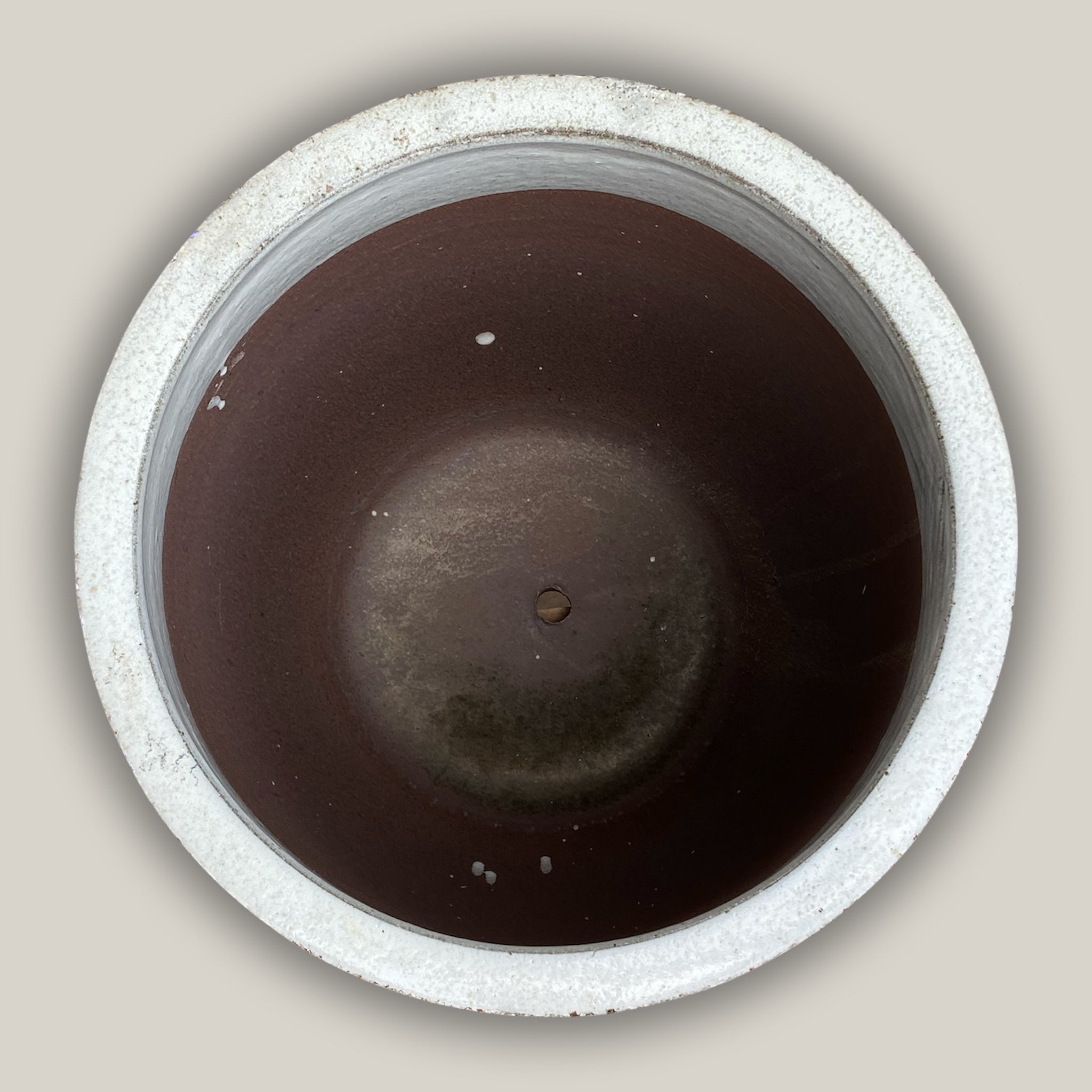 6079H25 - White Coin Pot