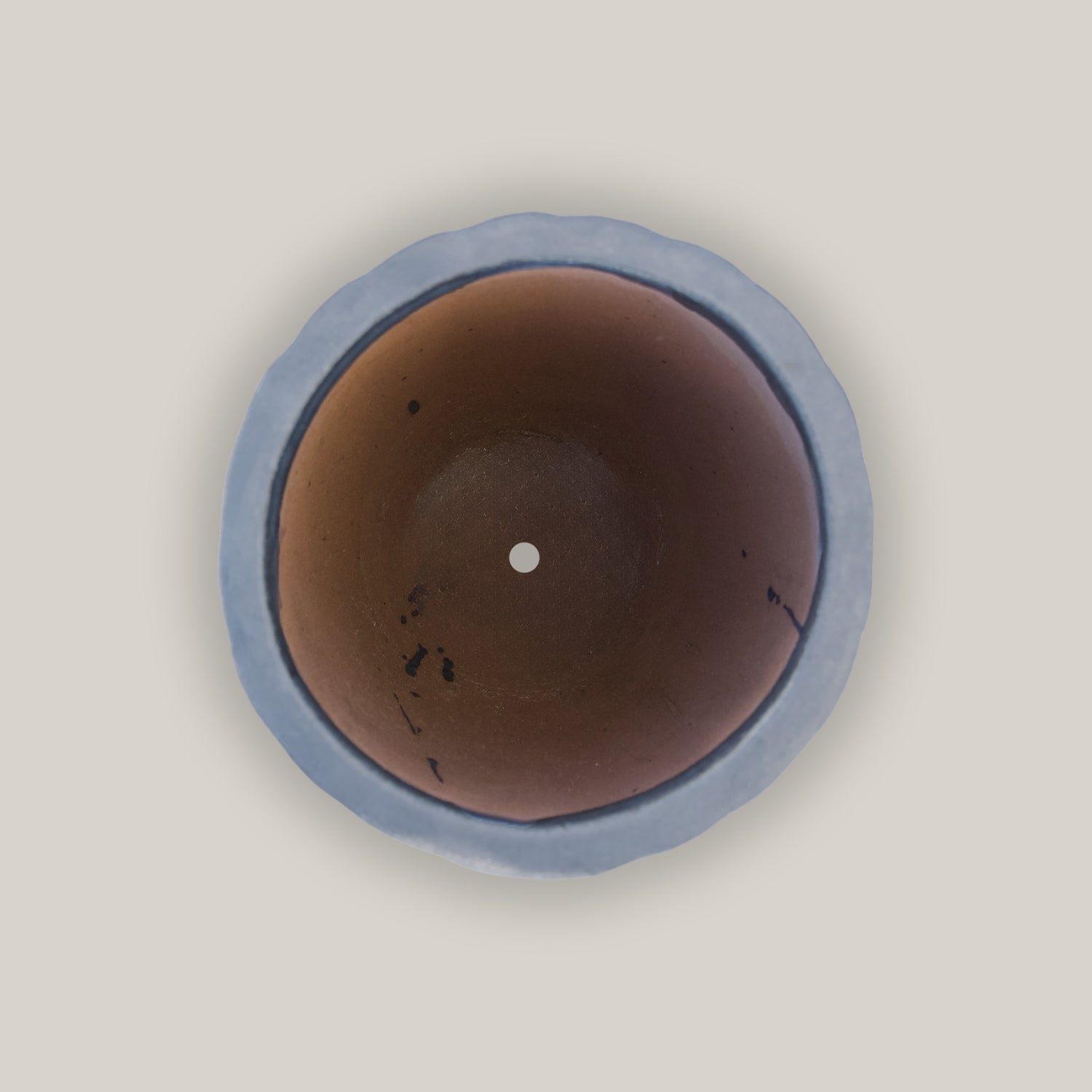 9785C8 -Matt Black Tall Ceramic Waffle Planter